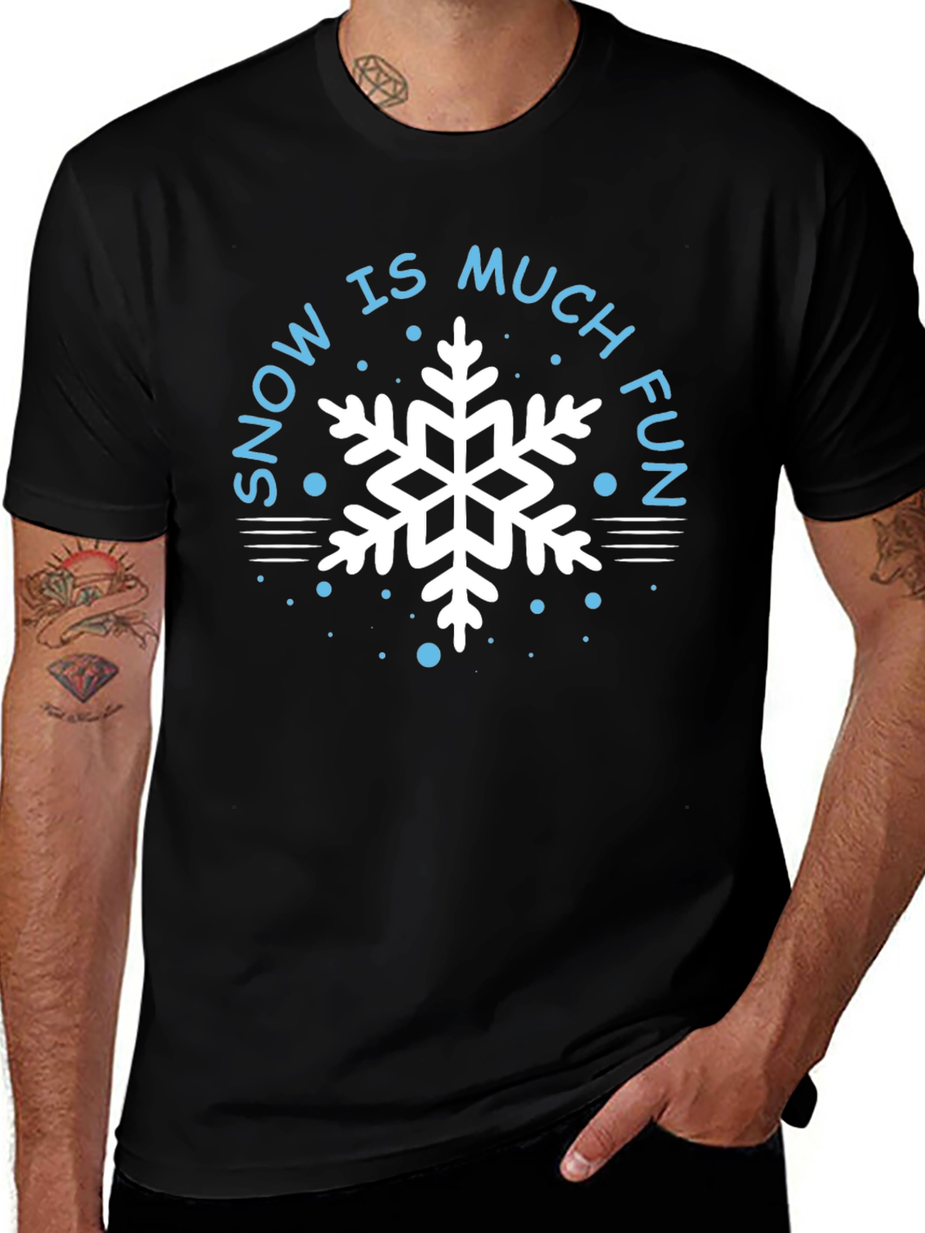 Snow is Much Fun Graphic Tee