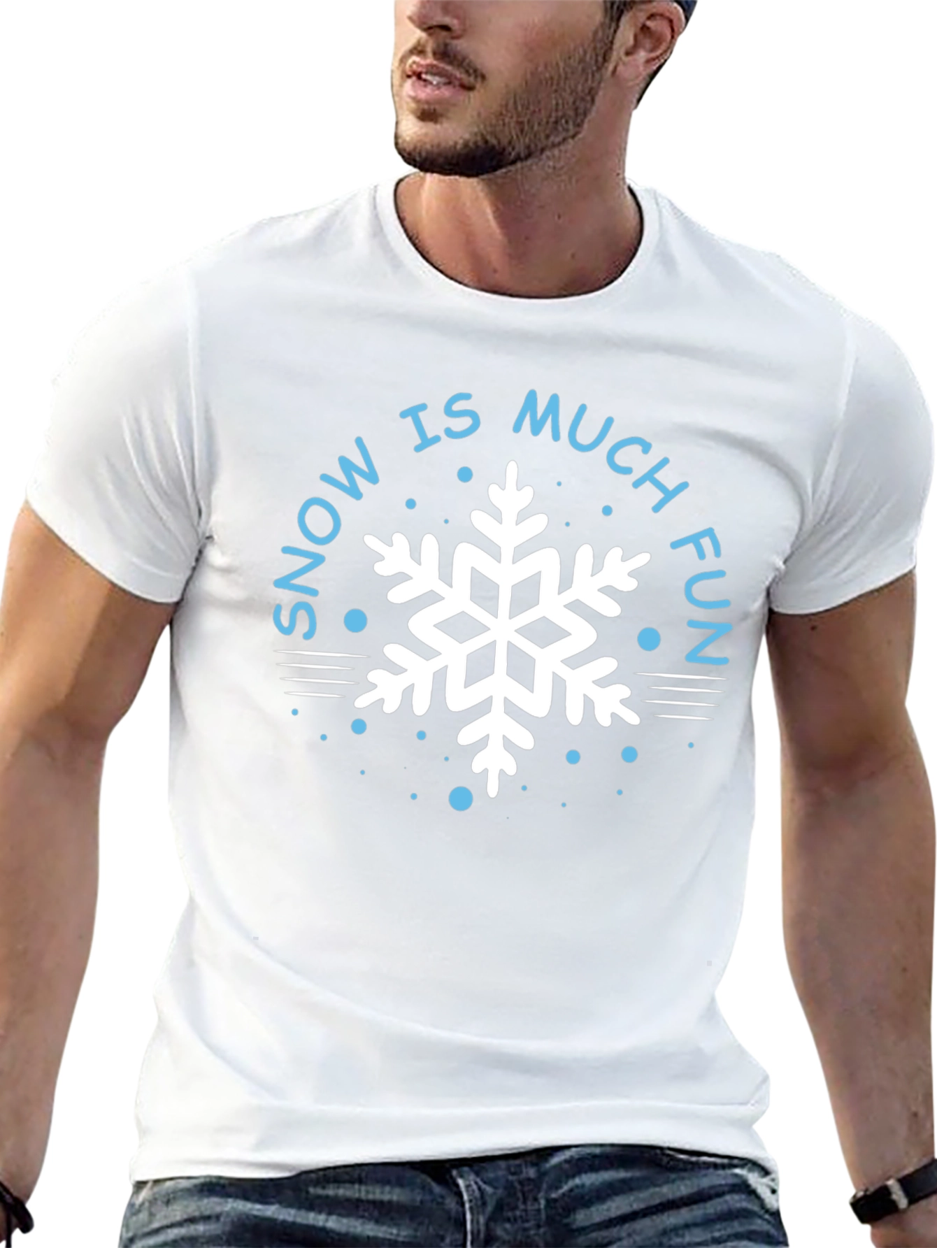 Snow is Much Fun Graphic Tee
