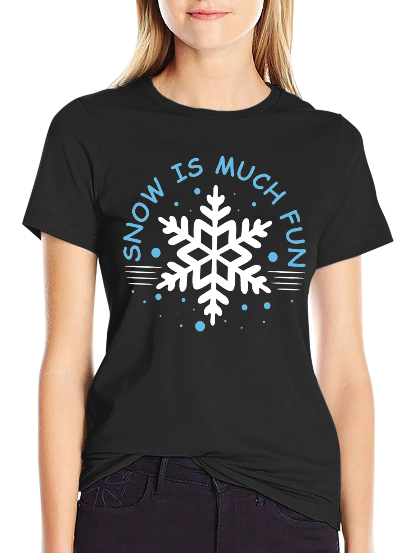 Snow is Much Fun Graphic Tee