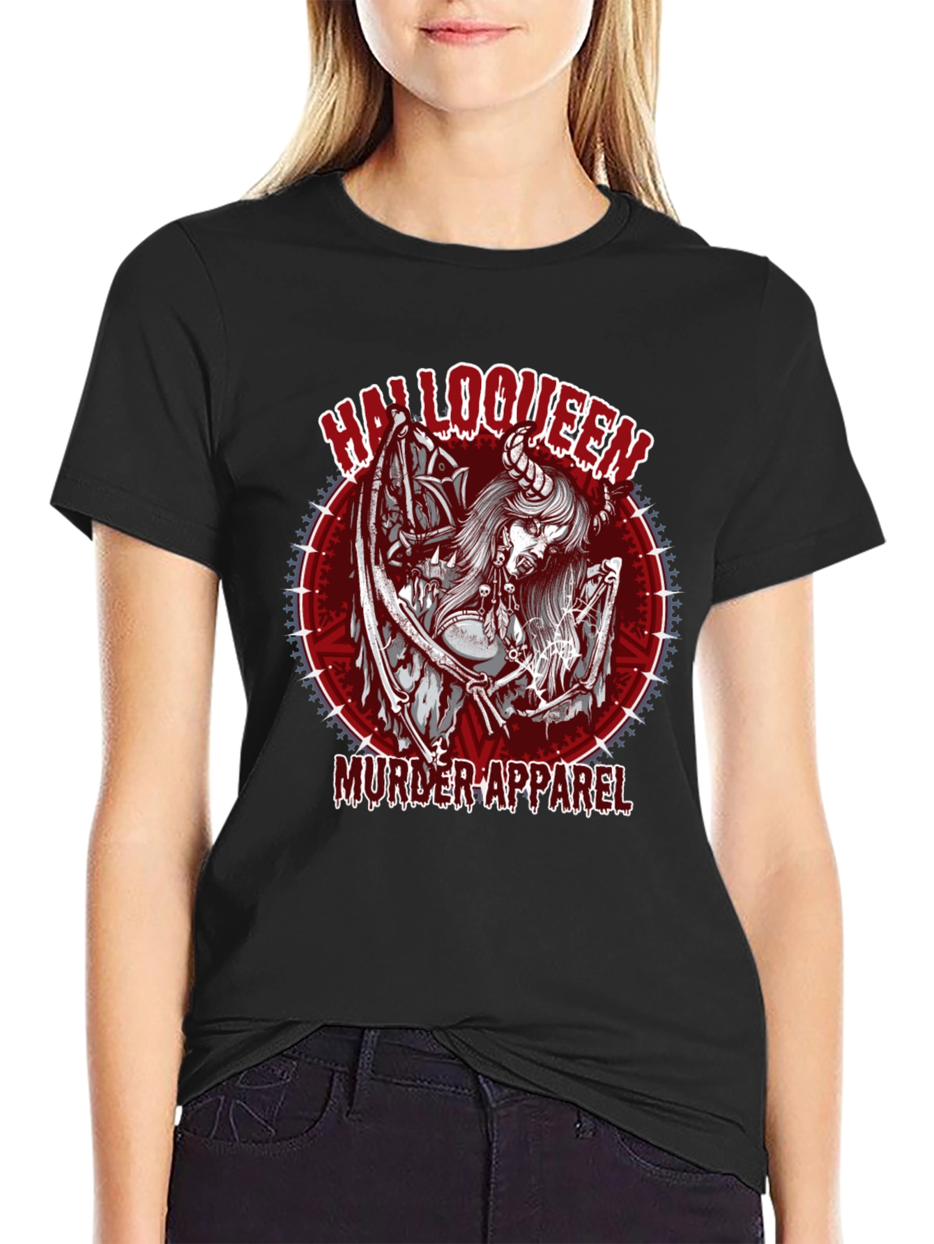 Hallowqueen Murder Apparel Graphic T-Shirt