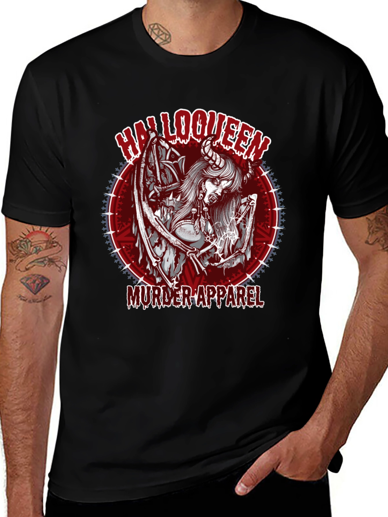 Hallowqueen Murder Apparel Graphic T-Shirt
