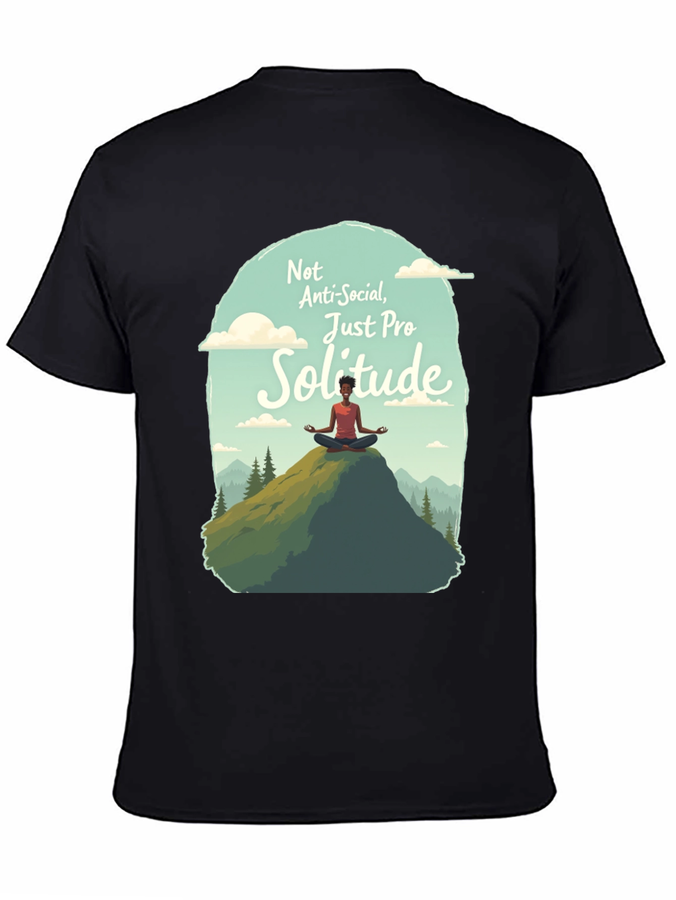 Pro Solitude T-Shirt - Anti-Social Graphic Tee
