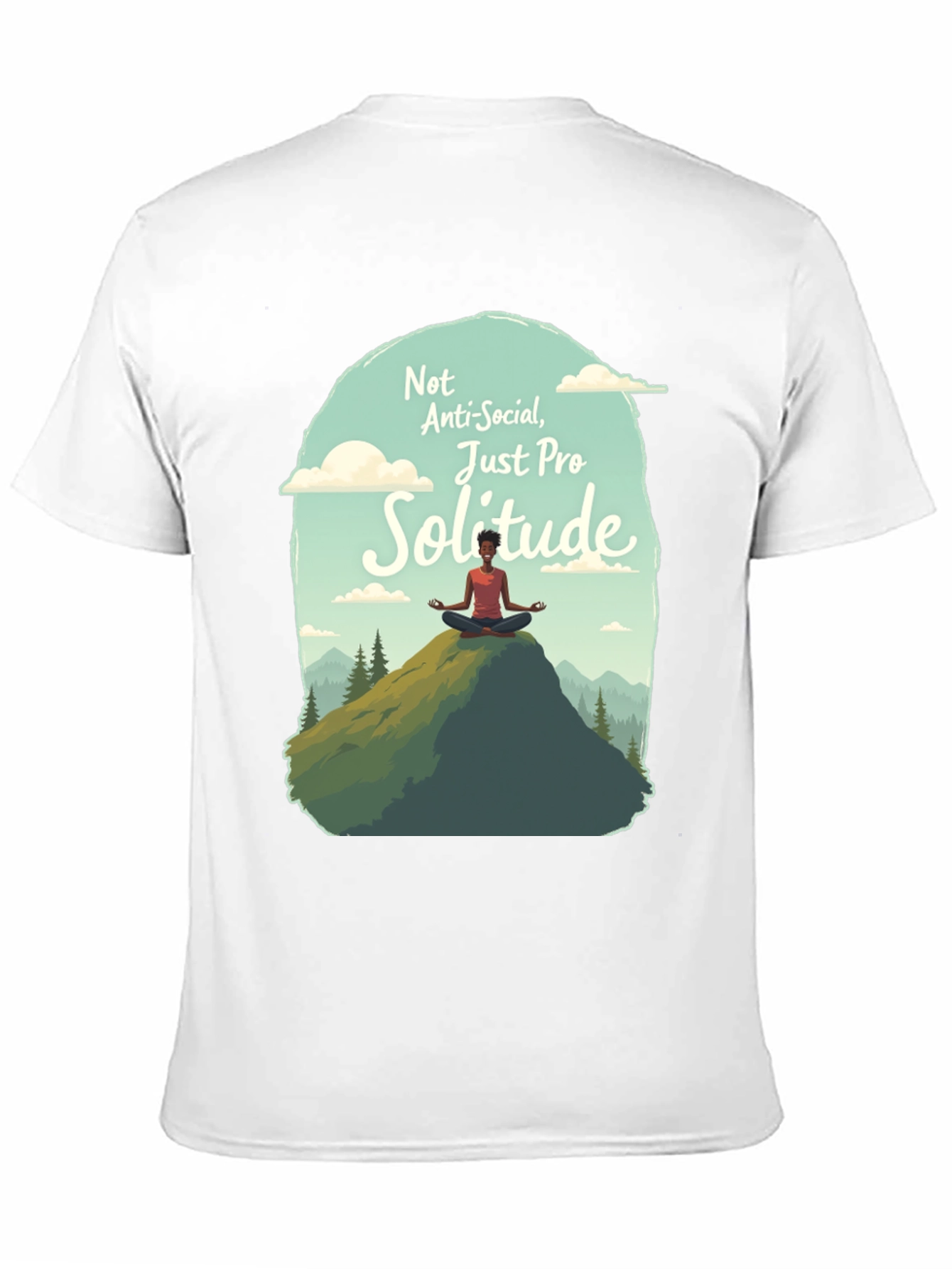 Pro Solitude T-Shirt - Anti-Social Graphic Tee
