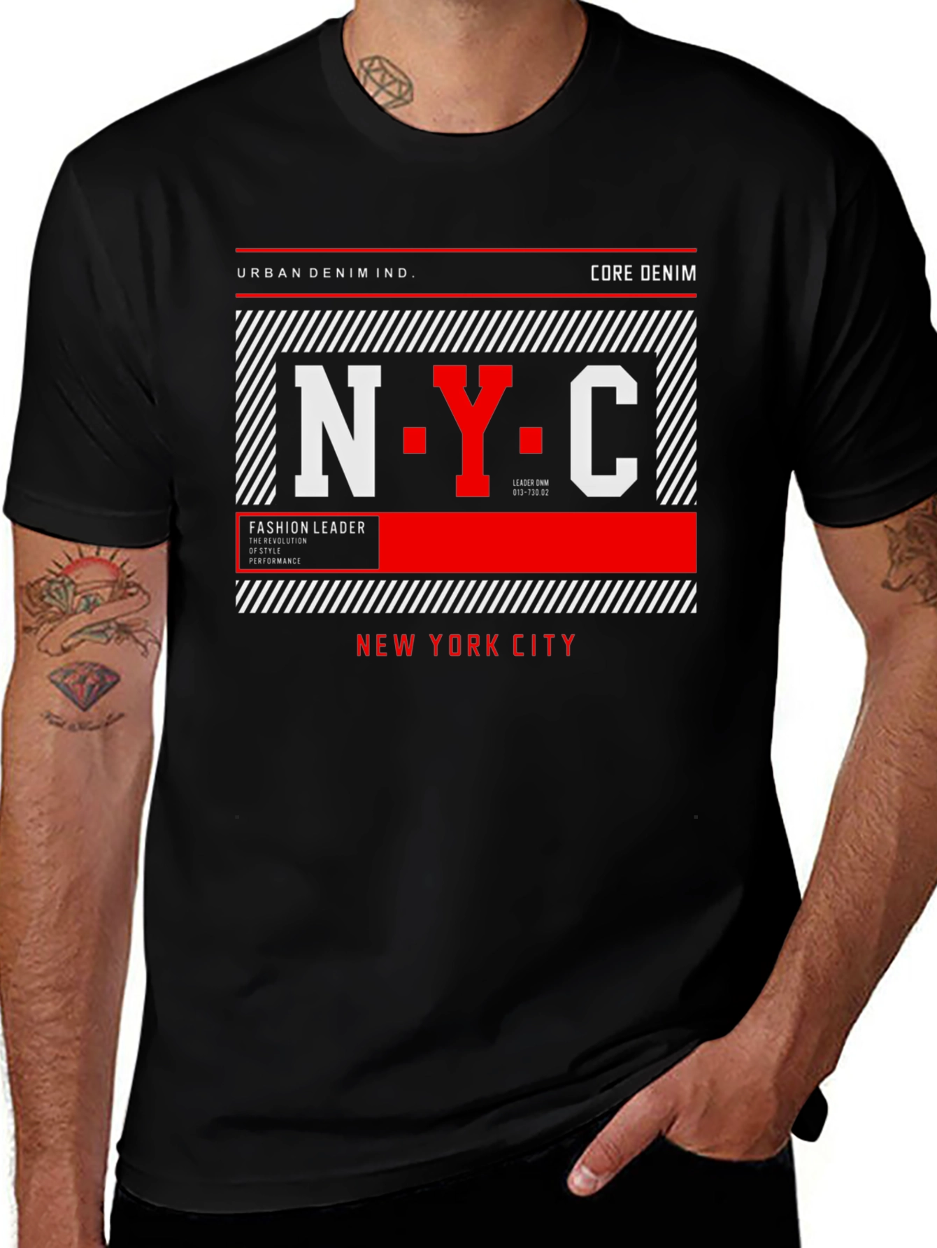 NYC Graphic Print Black T-Shirt