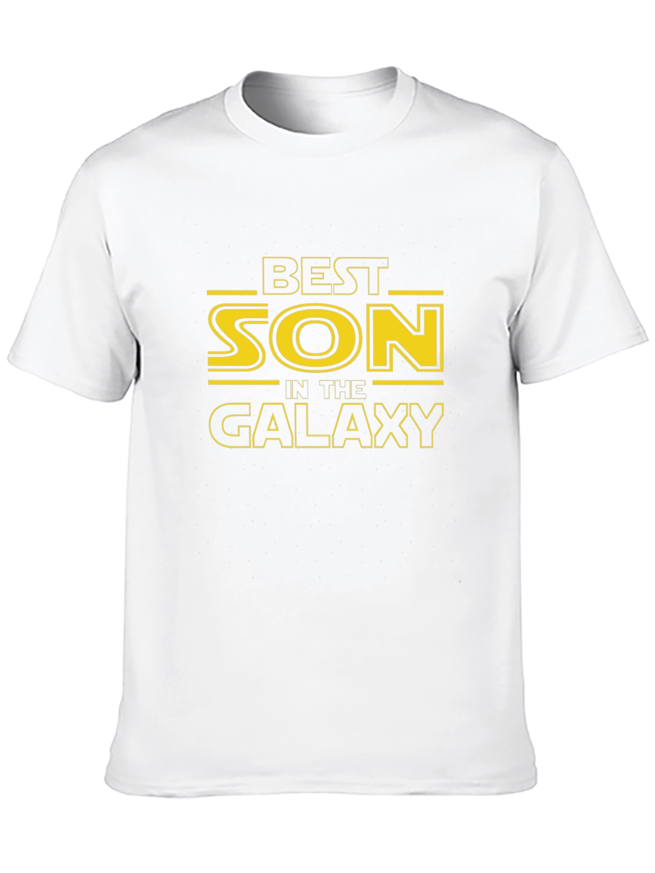 Best Son in the Galaxy Black Graphic T-Shirt
