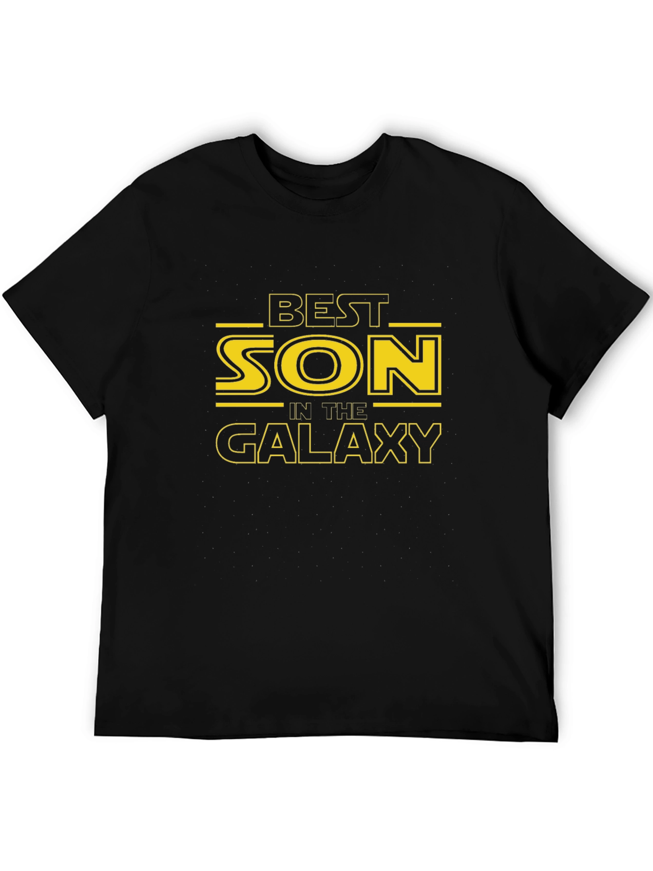 Best Son in the Galaxy Black Graphic T-Shirt