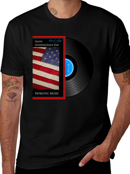 Patriotic Music T-Shirt - 4th of July Independence Day Tee