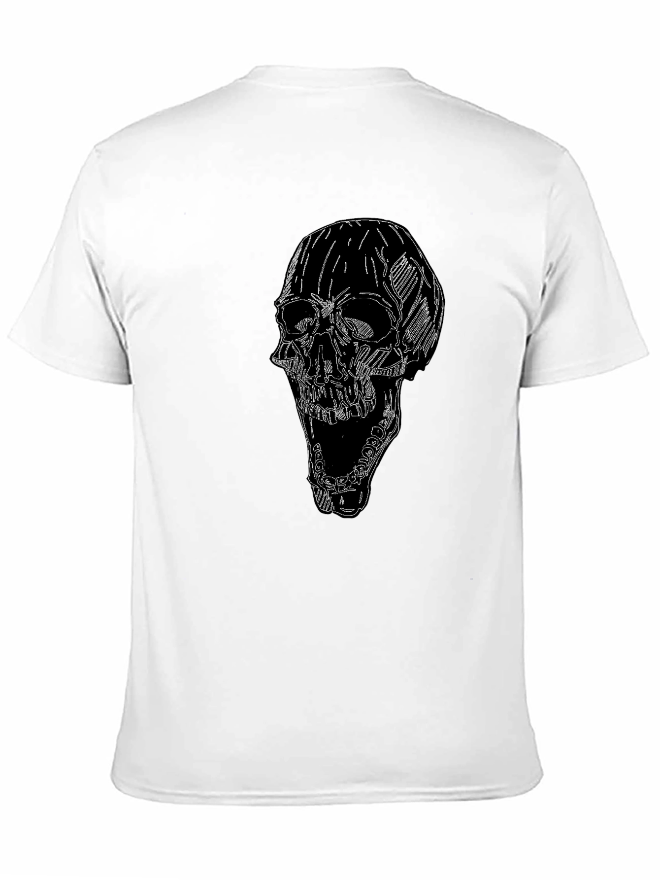 Skull Graphic Tee - Mens Black T-Shirt