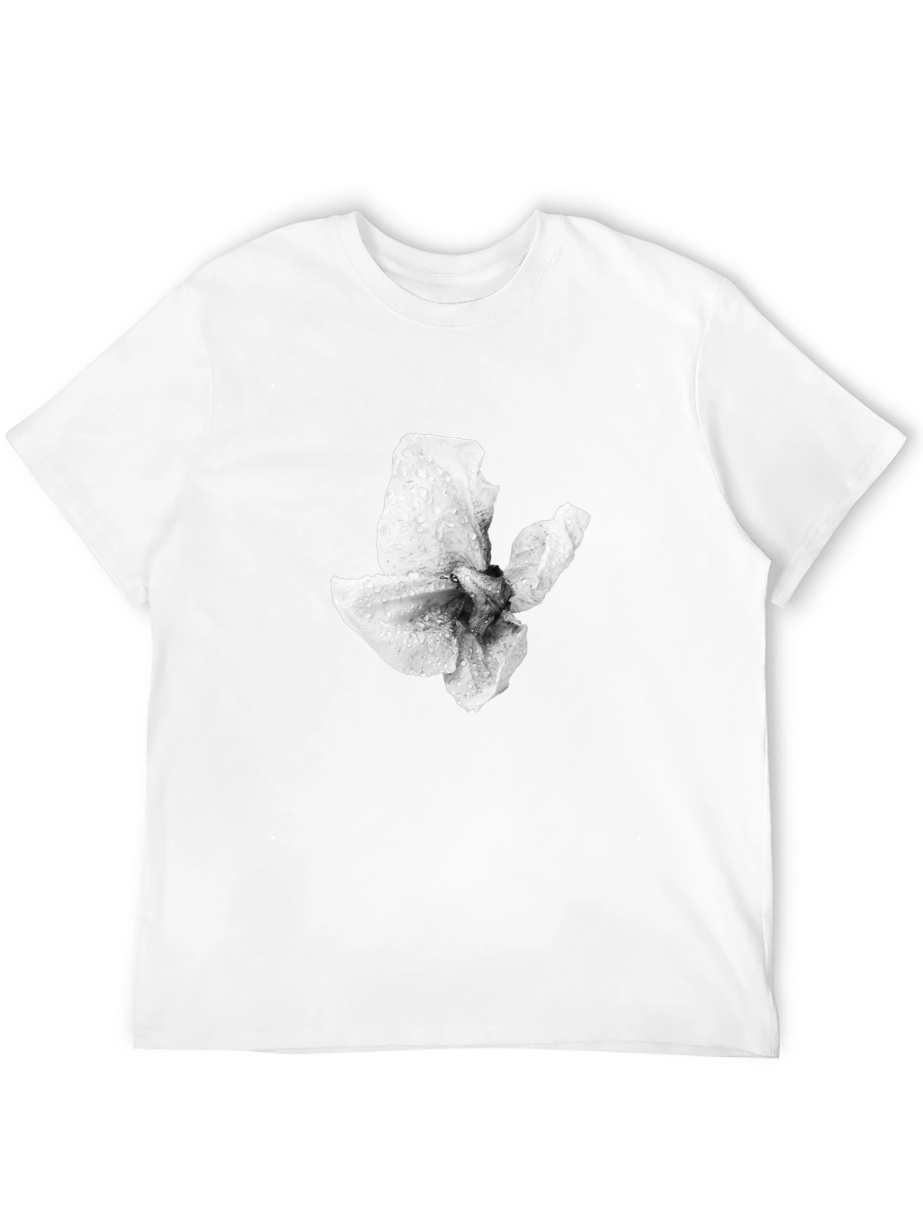 Abstract Flower Graphic T-Shirt