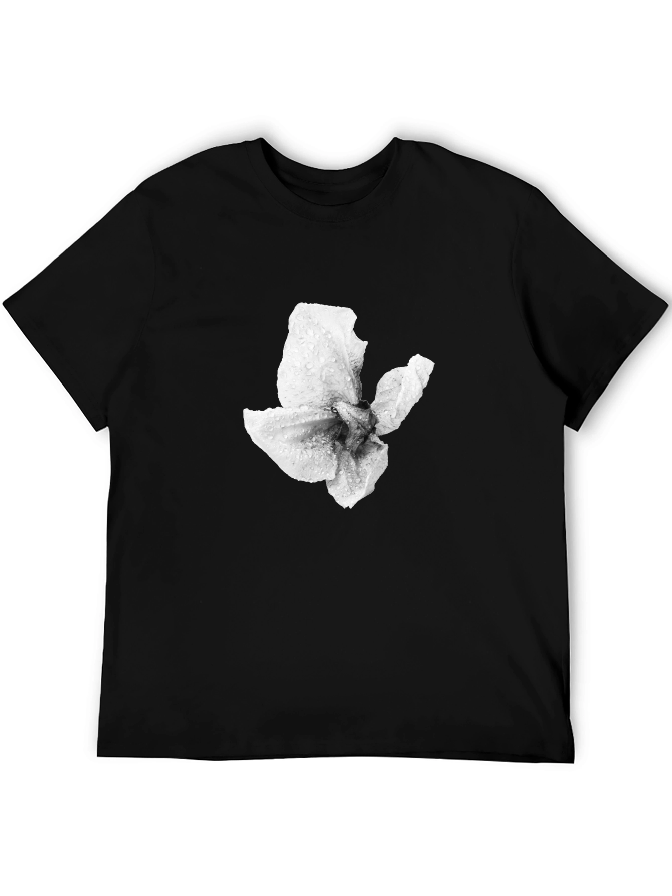 Abstract Flower Graphic T-Shirt