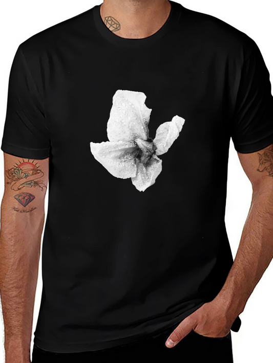 Abstract Flower Graphic T-Shirt