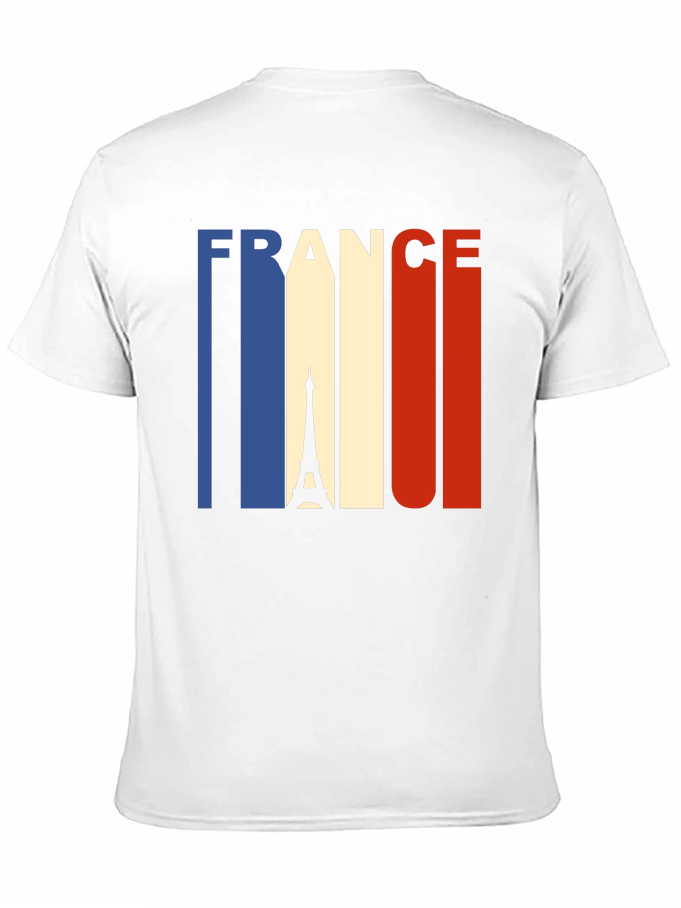 France Eiffel Tower Graphic Tee - Black