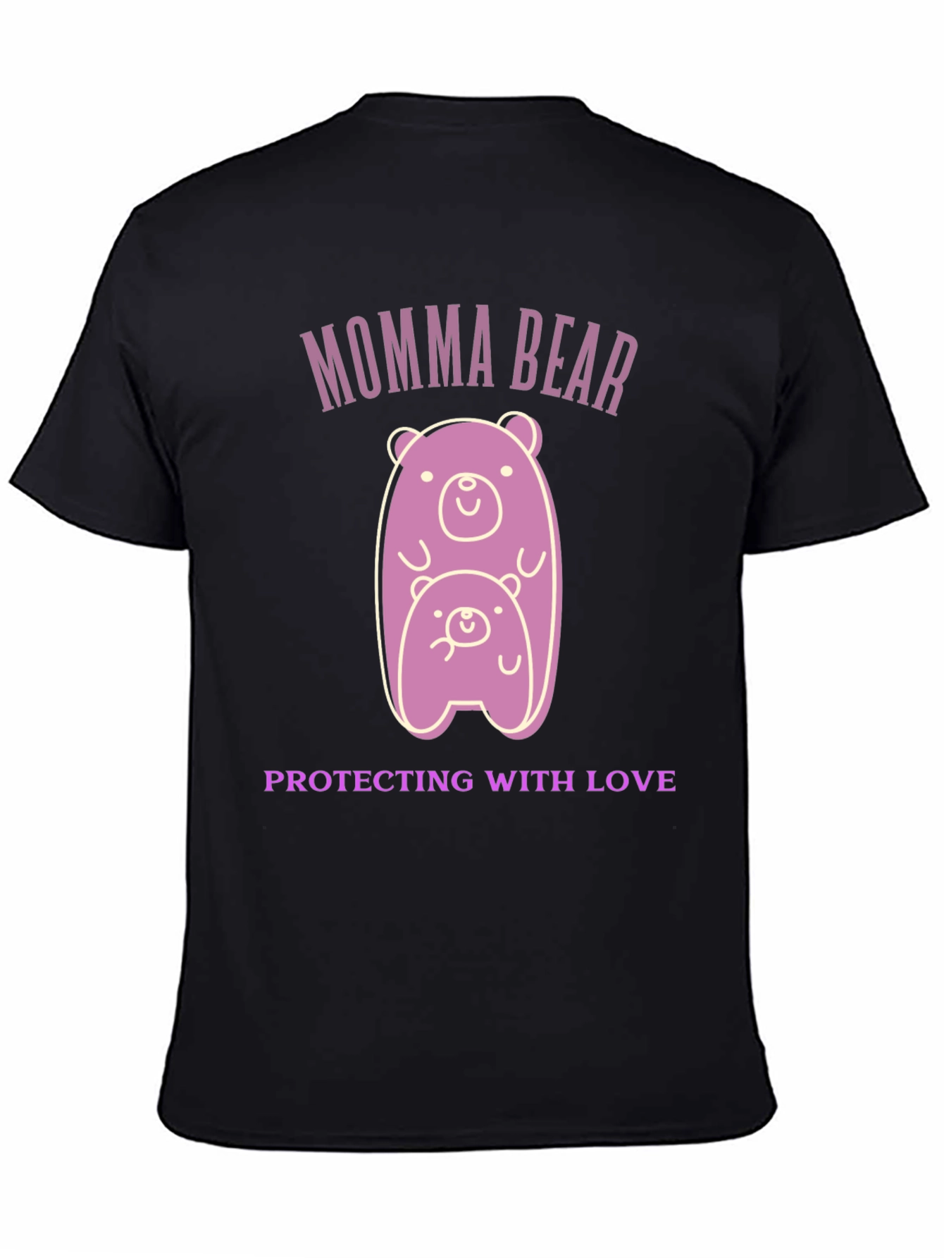 Momma Bear Protecting With Love Graphic T-Shirt