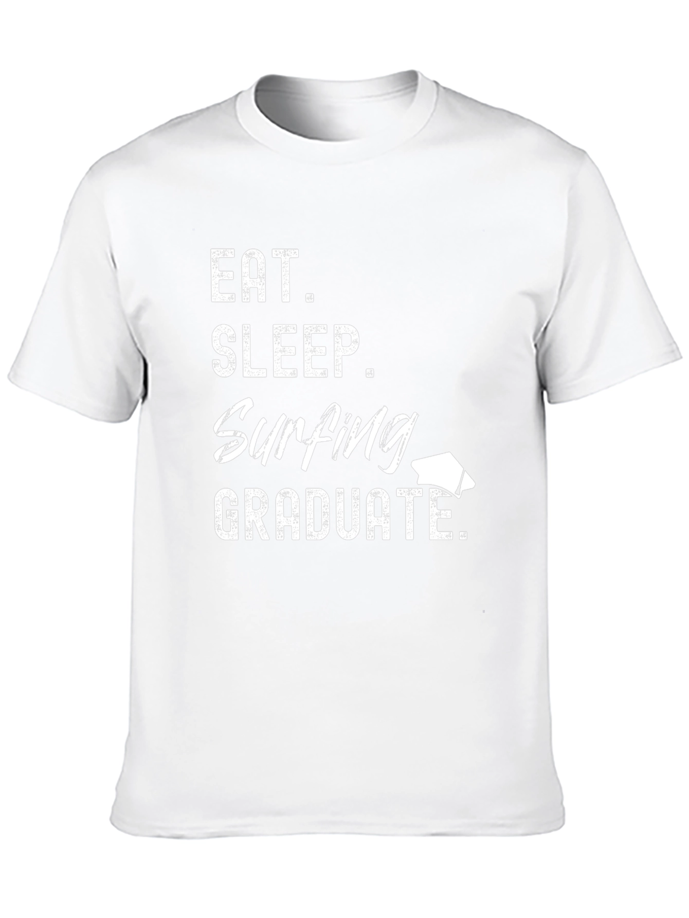 Eat Sleep Surfing Graduate T-Shirt Graduation Gift Tee