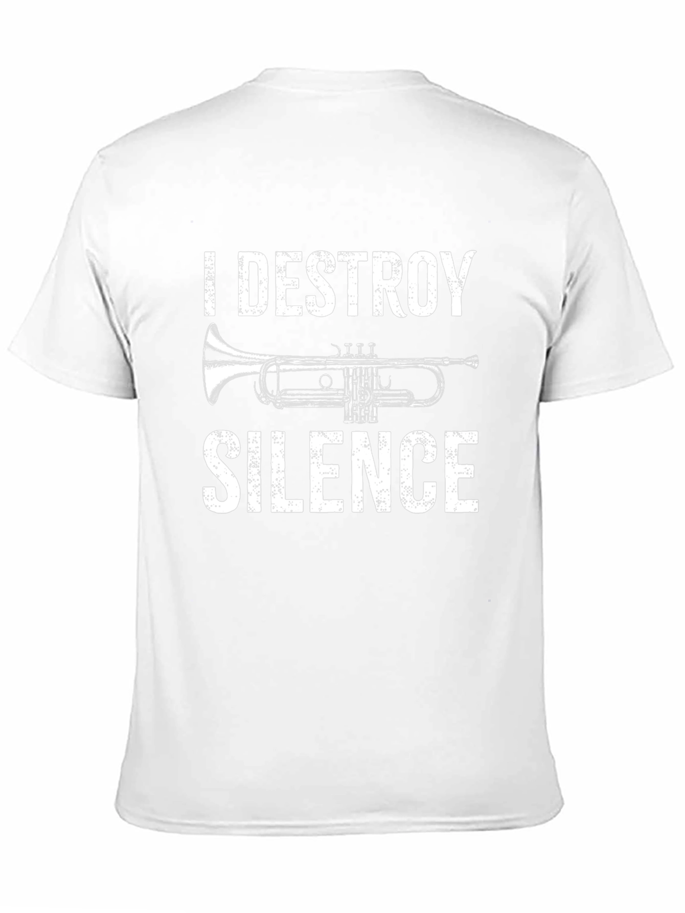 I Destroy Silence Trumpet Graphic T-Shirt