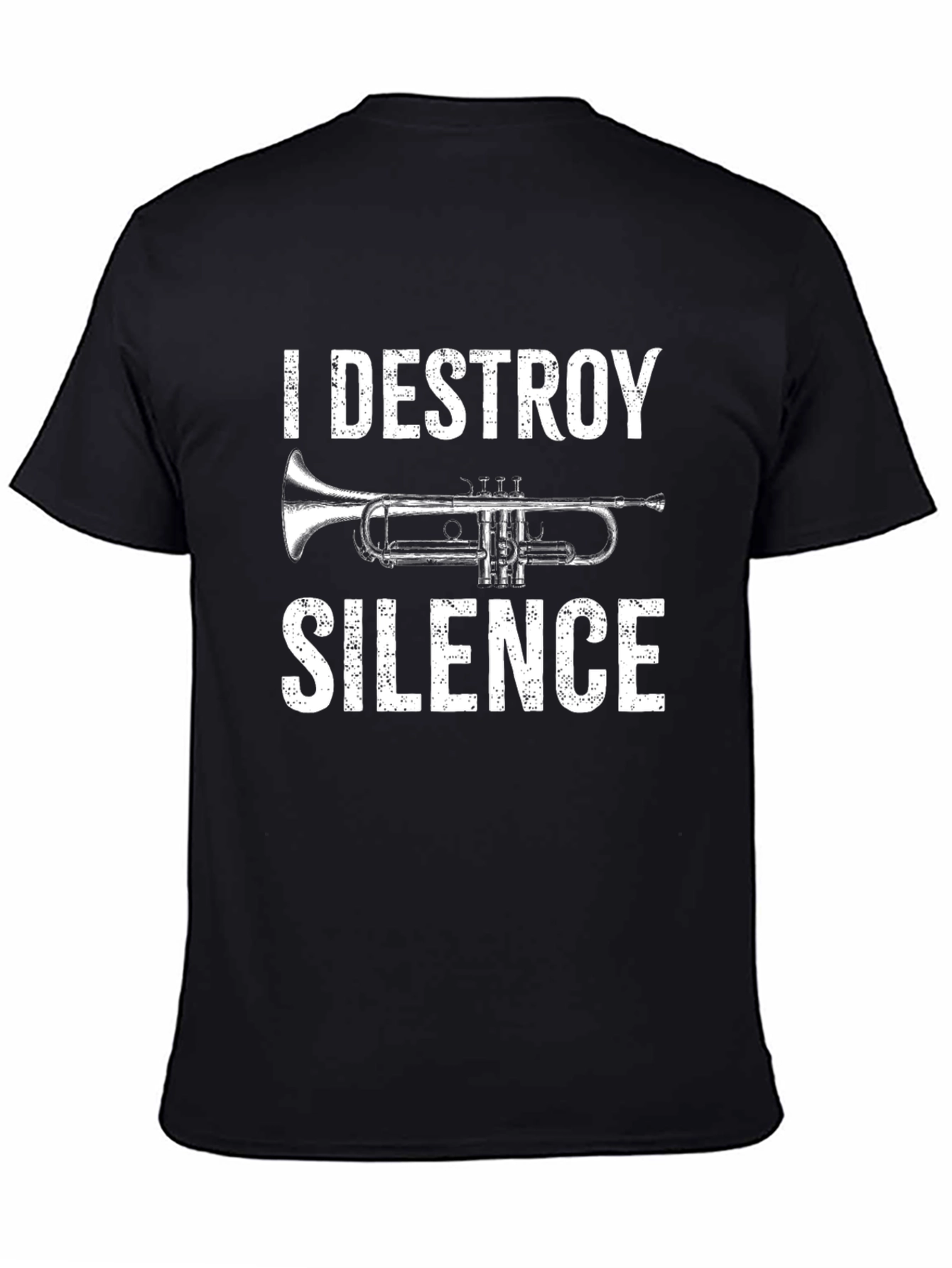 I Destroy Silence Trumpet Graphic T-Shirt