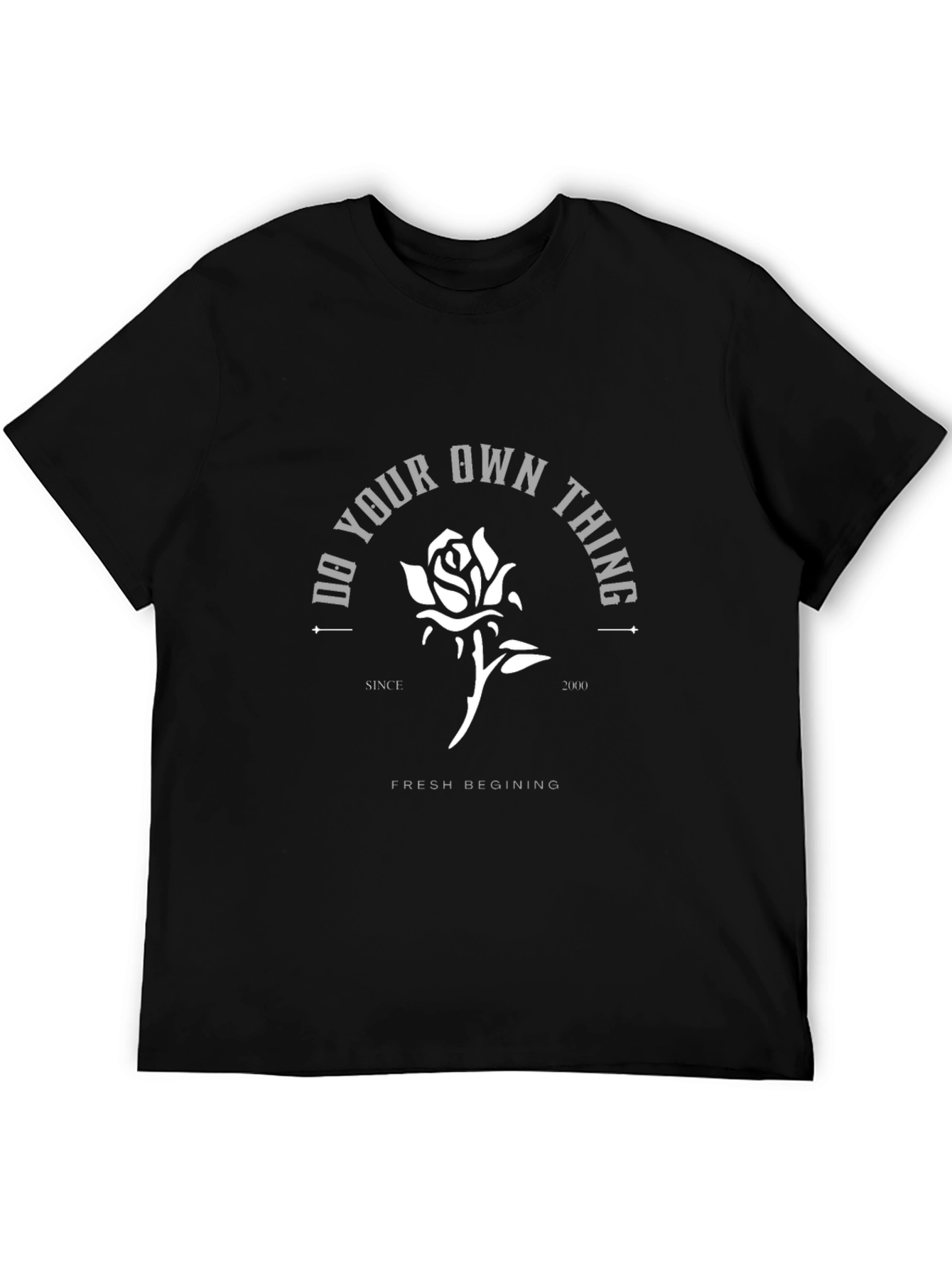 Do Your Own Thing Graphic Tee - Black