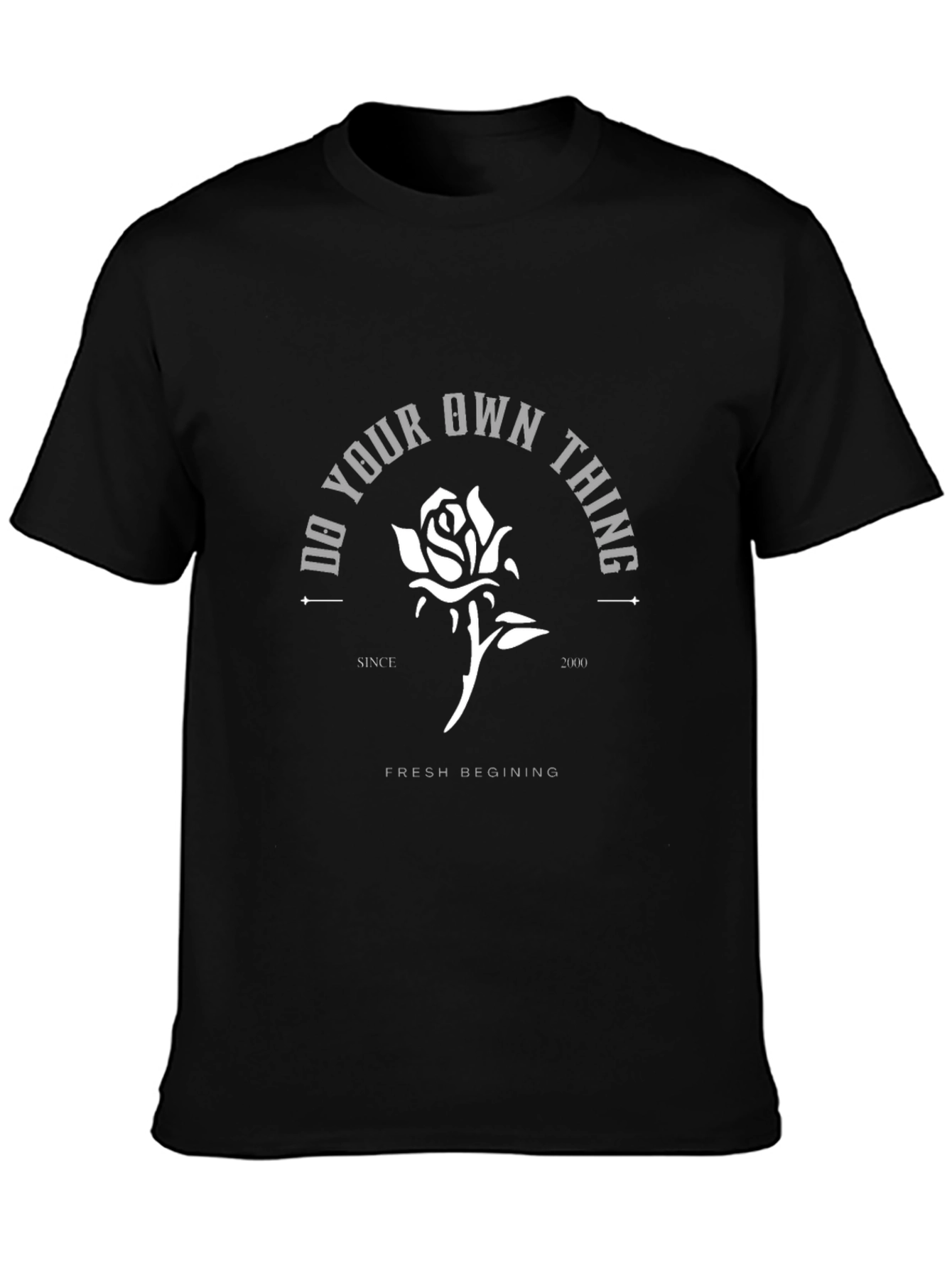 Do Your Own Thing Graphic Tee - Black