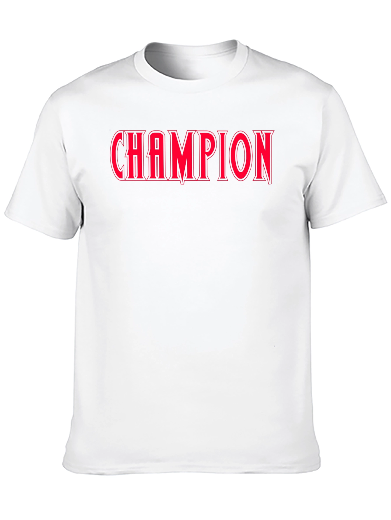 Champion Graphic Tee - Bold Red Print
