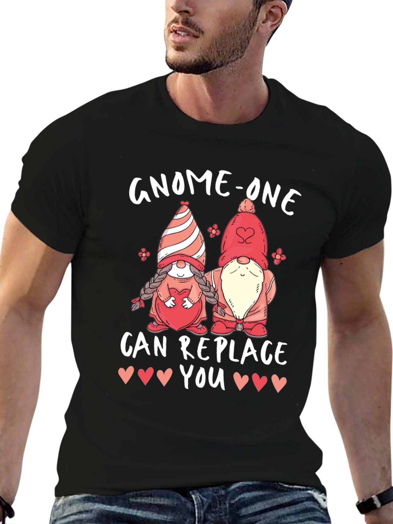 Gnome-One Can Replace You Valentines Day T-Shirt