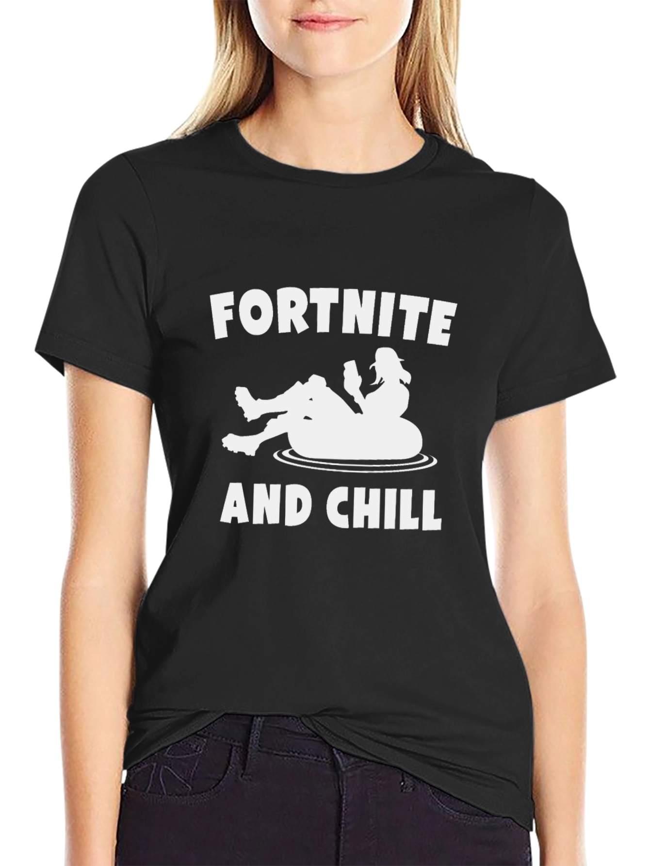 Fortnite and Chill Graphic T-Shirt