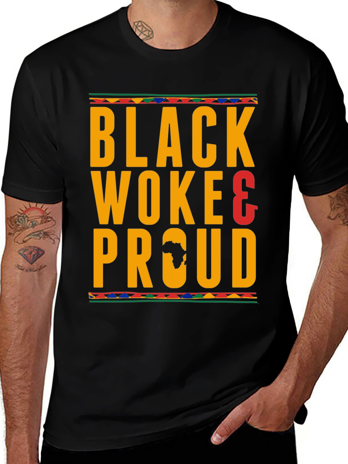 Black Woke & Proud Graphic Tee