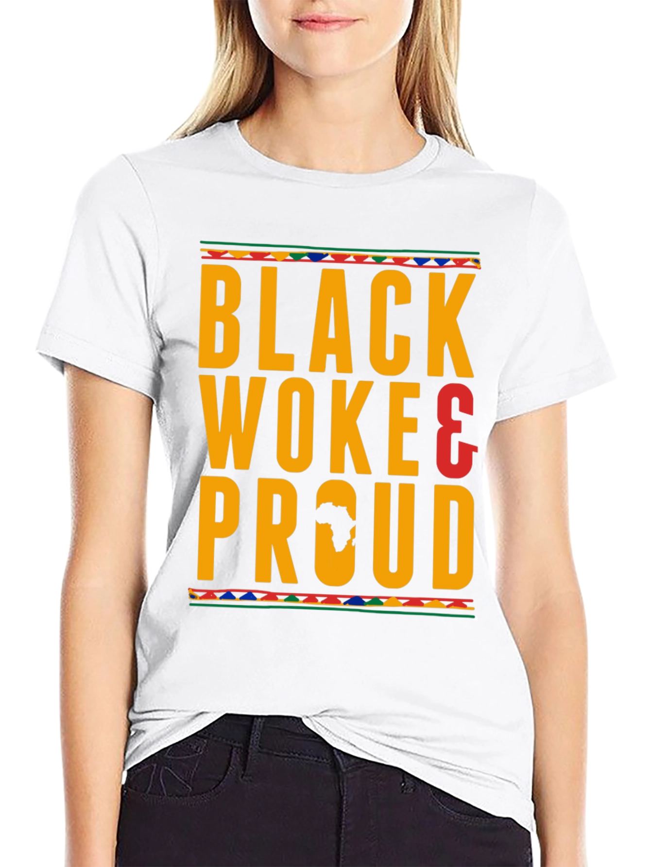 Black Woke & Proud Graphic Tee