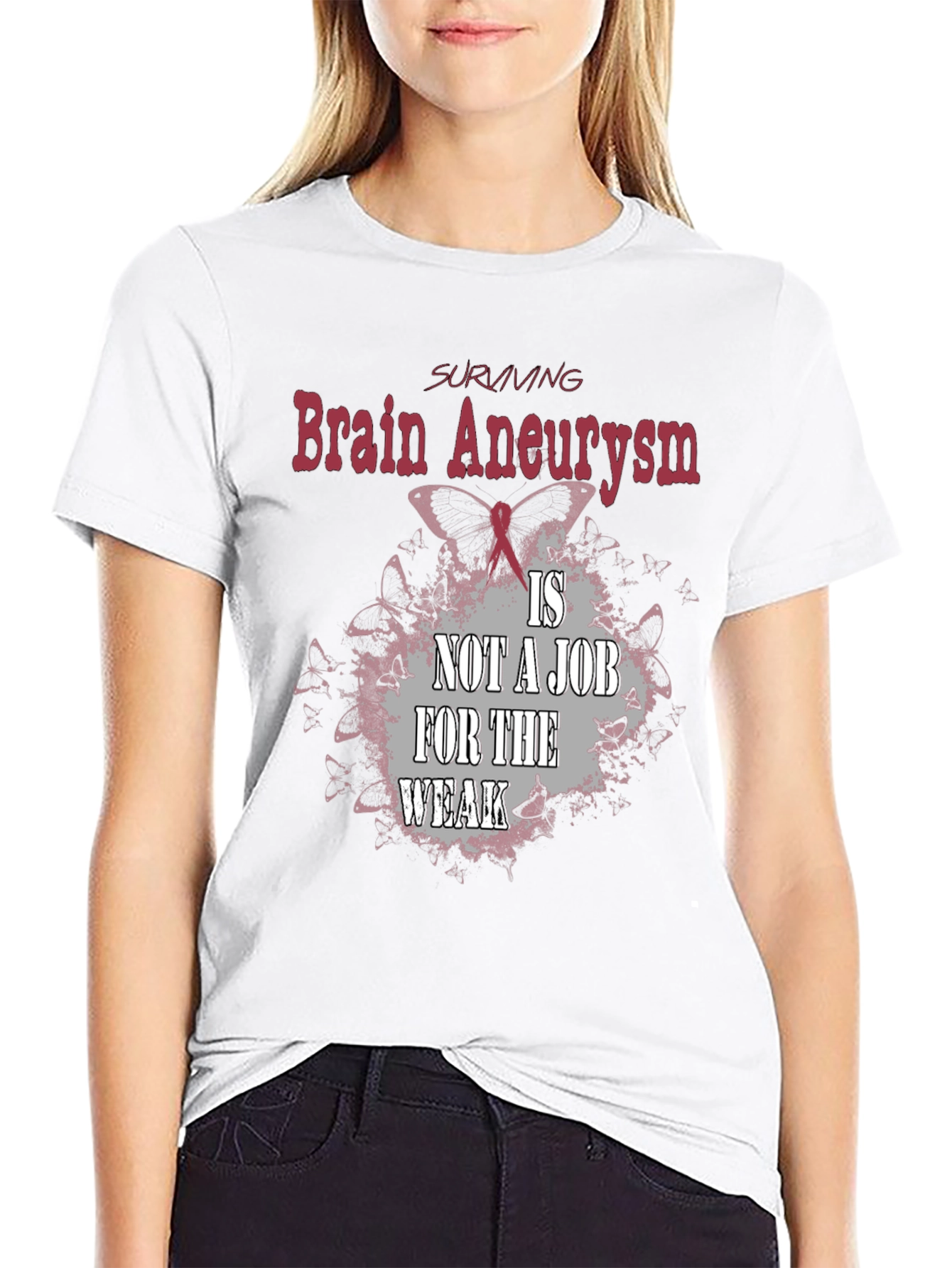 Brain Aneurysm Survivor T-Shirt - Black
