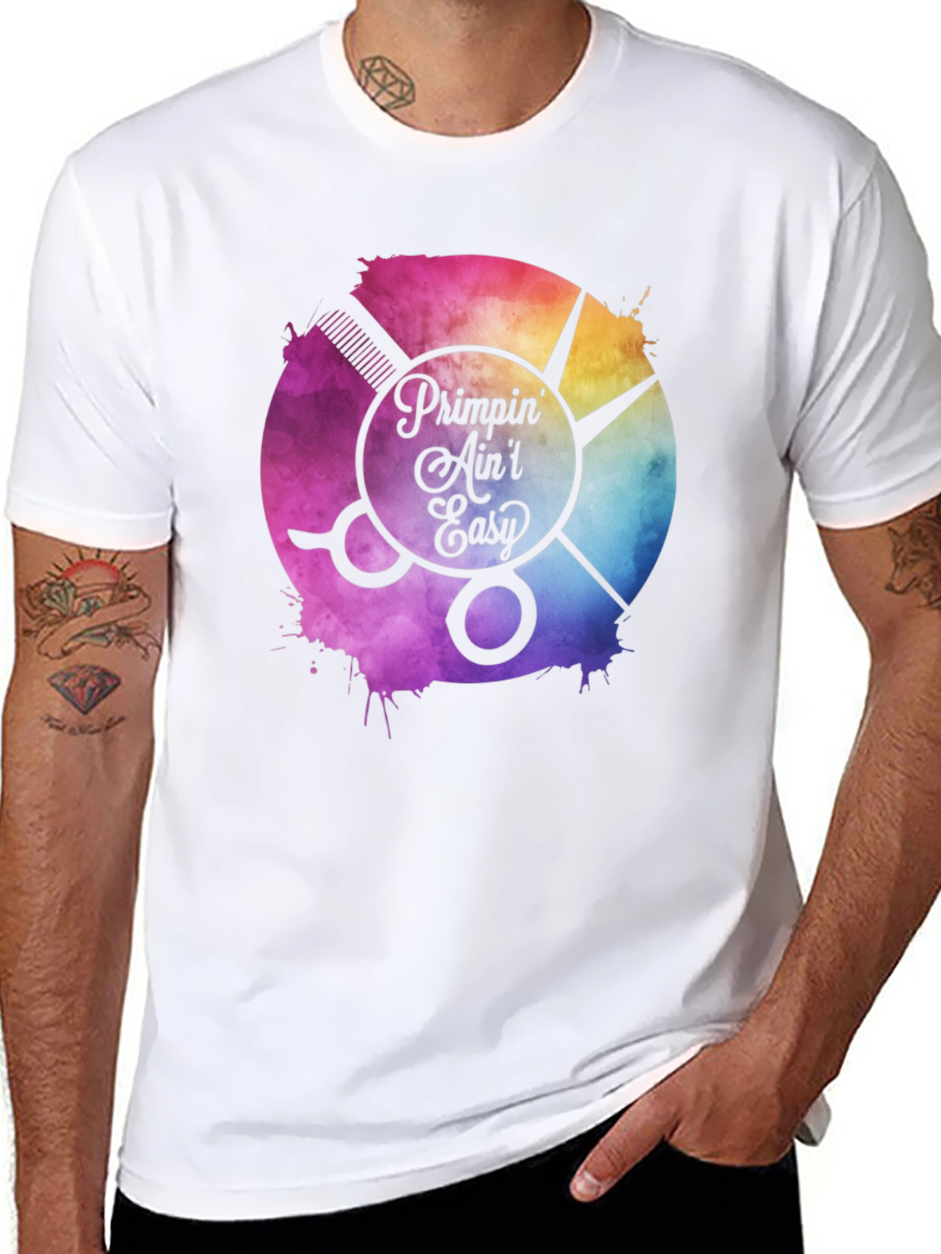 Primpin Aint Easy Barber T-Shirt