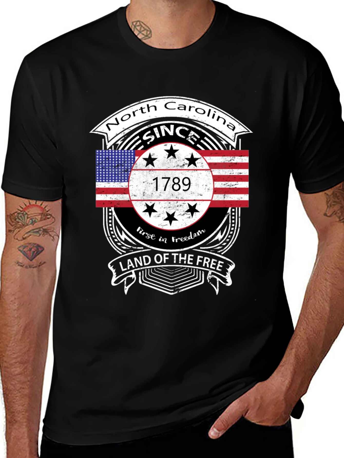 North Carolina Land of the Free T-Shirt