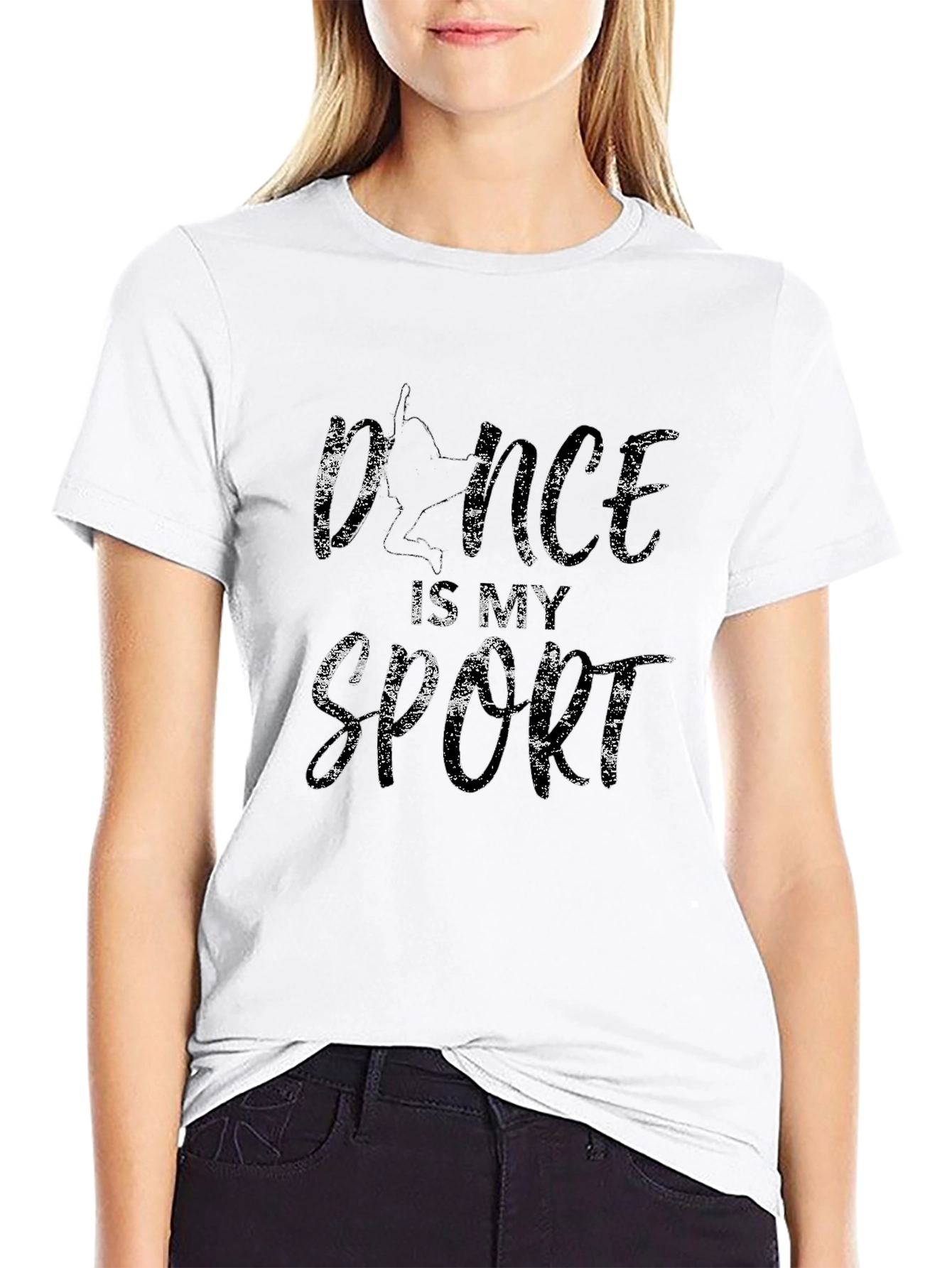 Dance is My Sport Mens Black T-Shirt