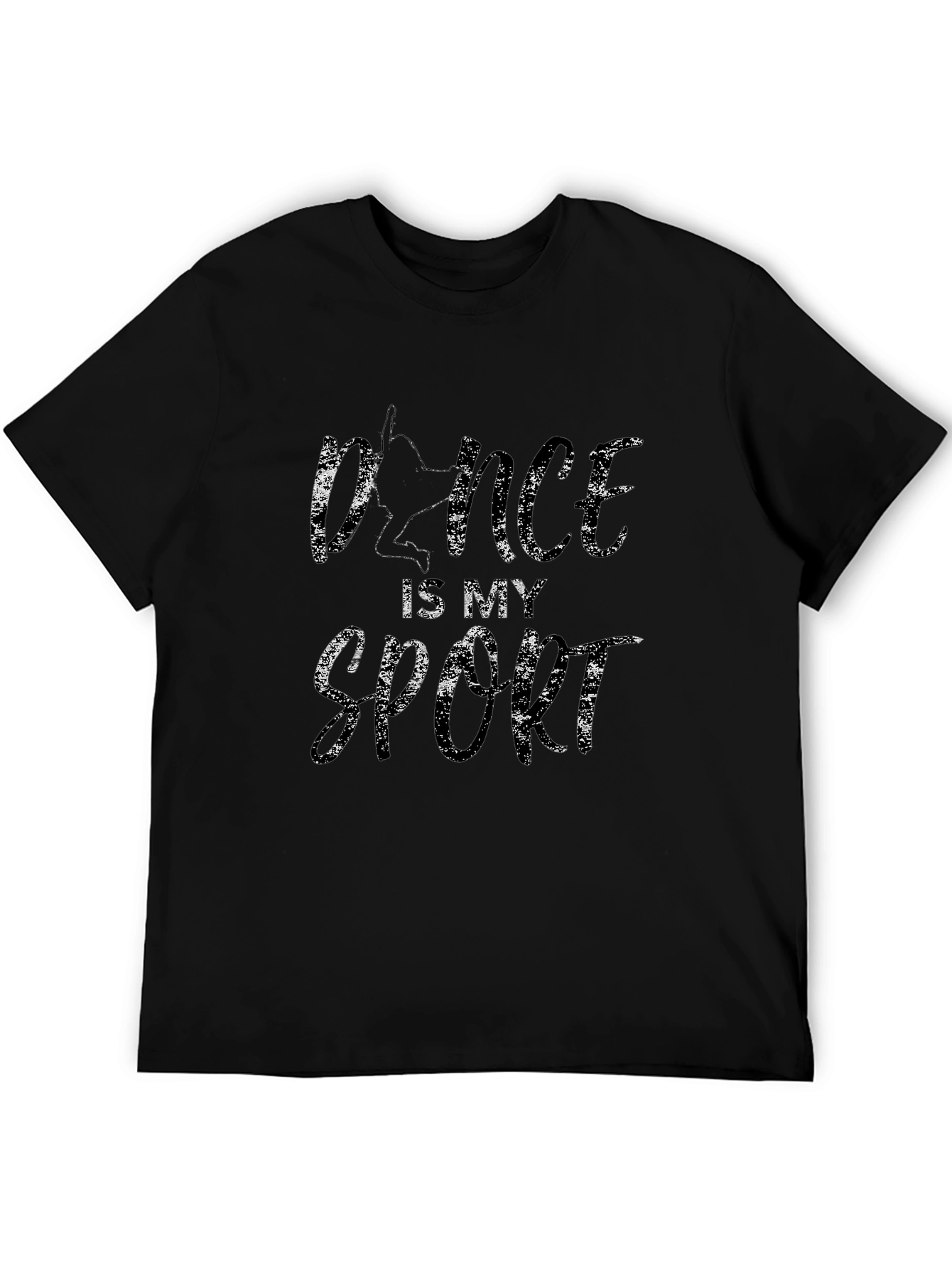 Dance is My Sport Mens Black T-Shirt
