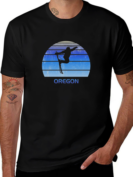 Oregon Ski T-Shirt: Retro Style
