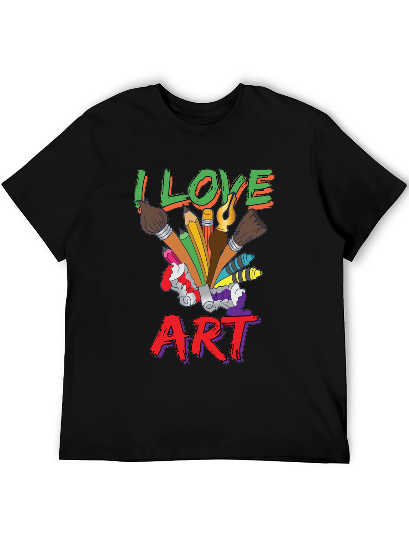 I Love Art T-Shirt - Artist Graphic Tee