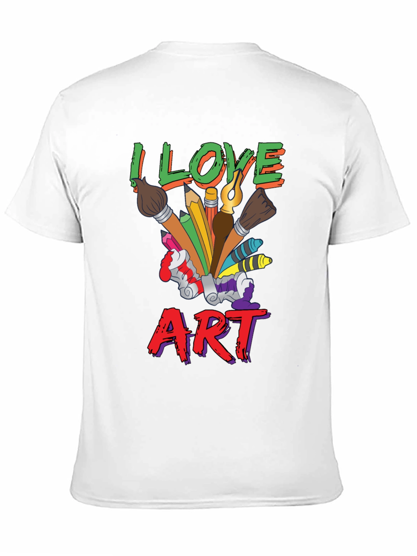 I Love Art T-Shirt - Artist Graphic Tee