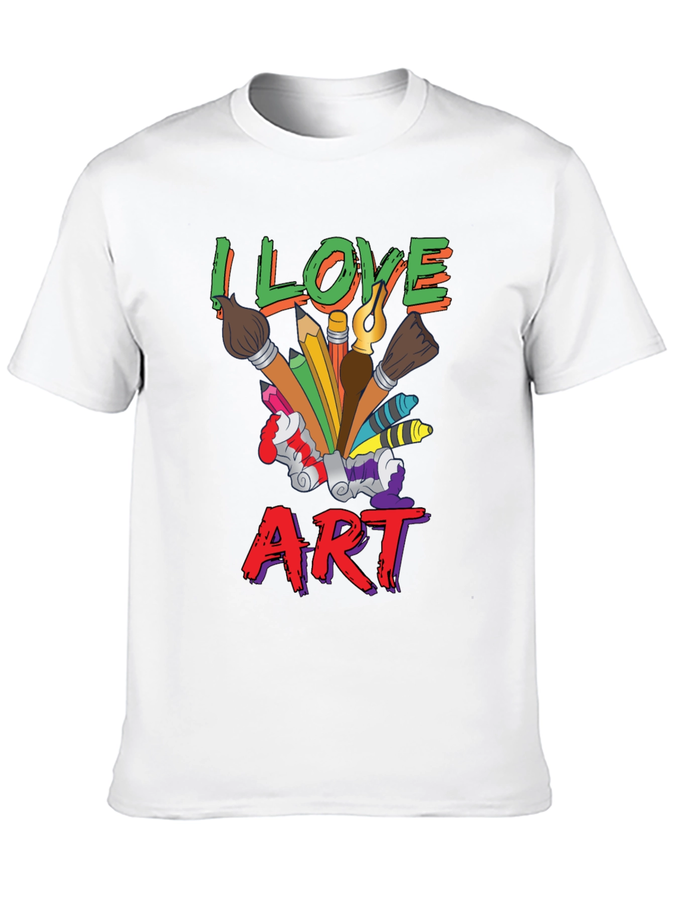 I Love Art T-Shirt - Artist Graphic Tee