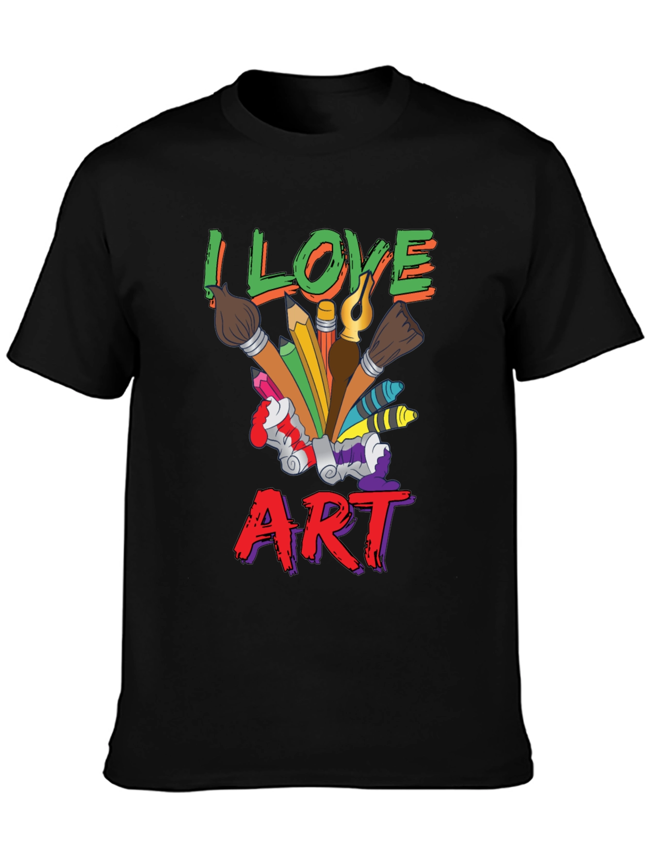 I Love Art T-Shirt - Artist Graphic Tee