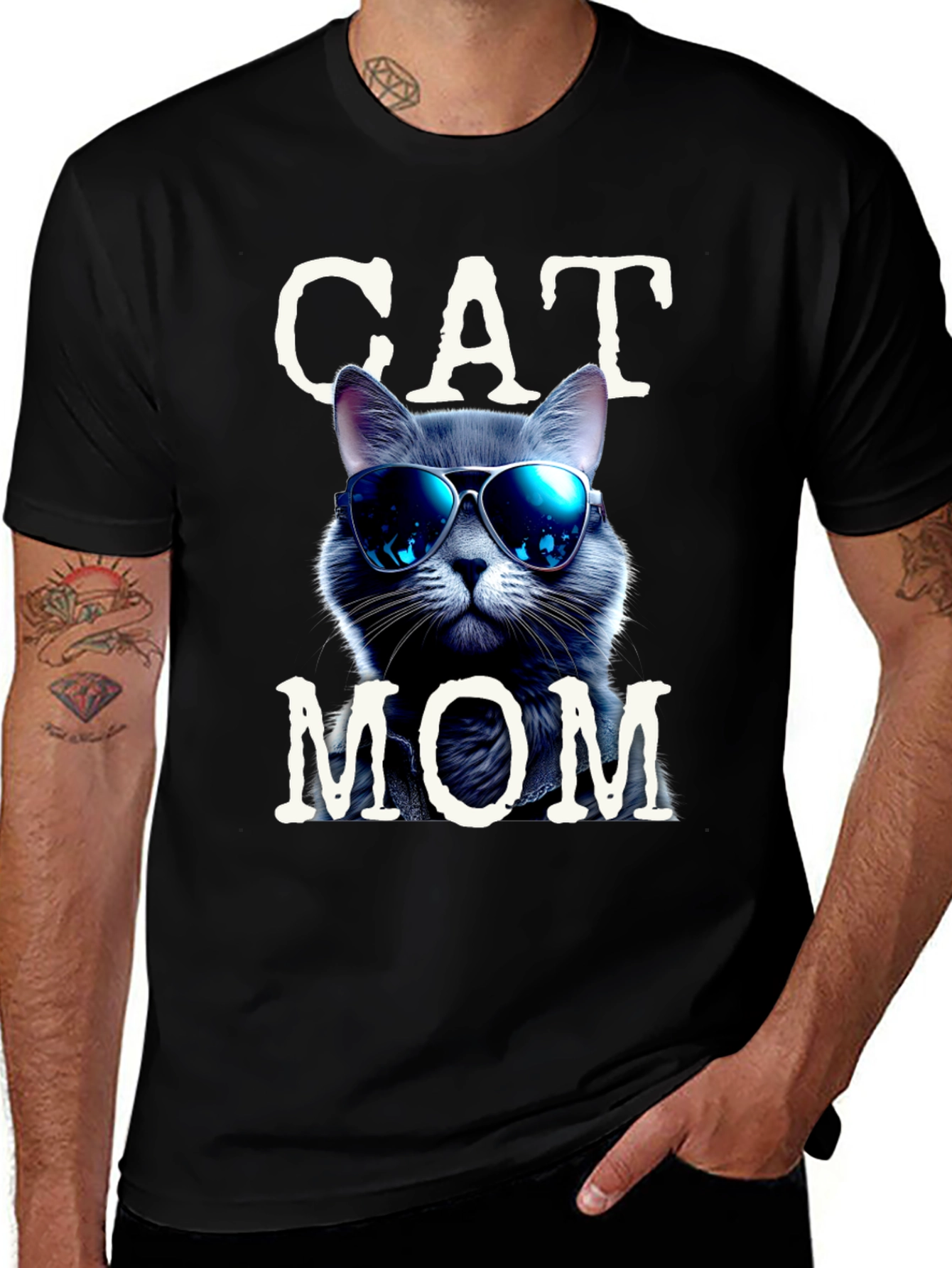 Cat Mom T-Shirt: Stylish Cat Lover Apparel