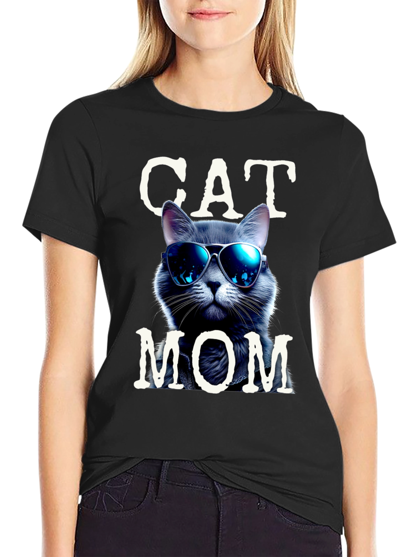 Cat Mom T-Shirt: Stylish Cat Lover Apparel