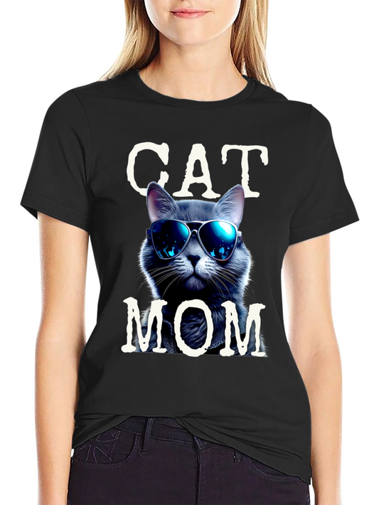 Cat Mom T-Shirt: Stylish Cat Lover Apparel