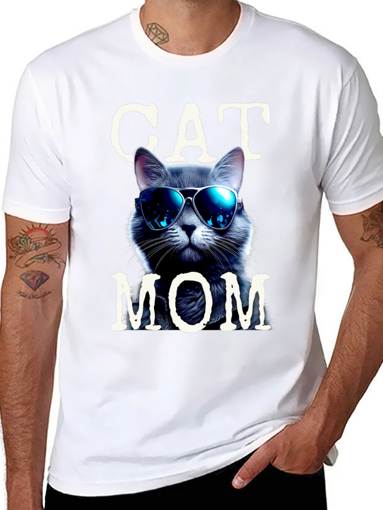 Cat Mom T-Shirt: Stylish Cat Lover Apparel
