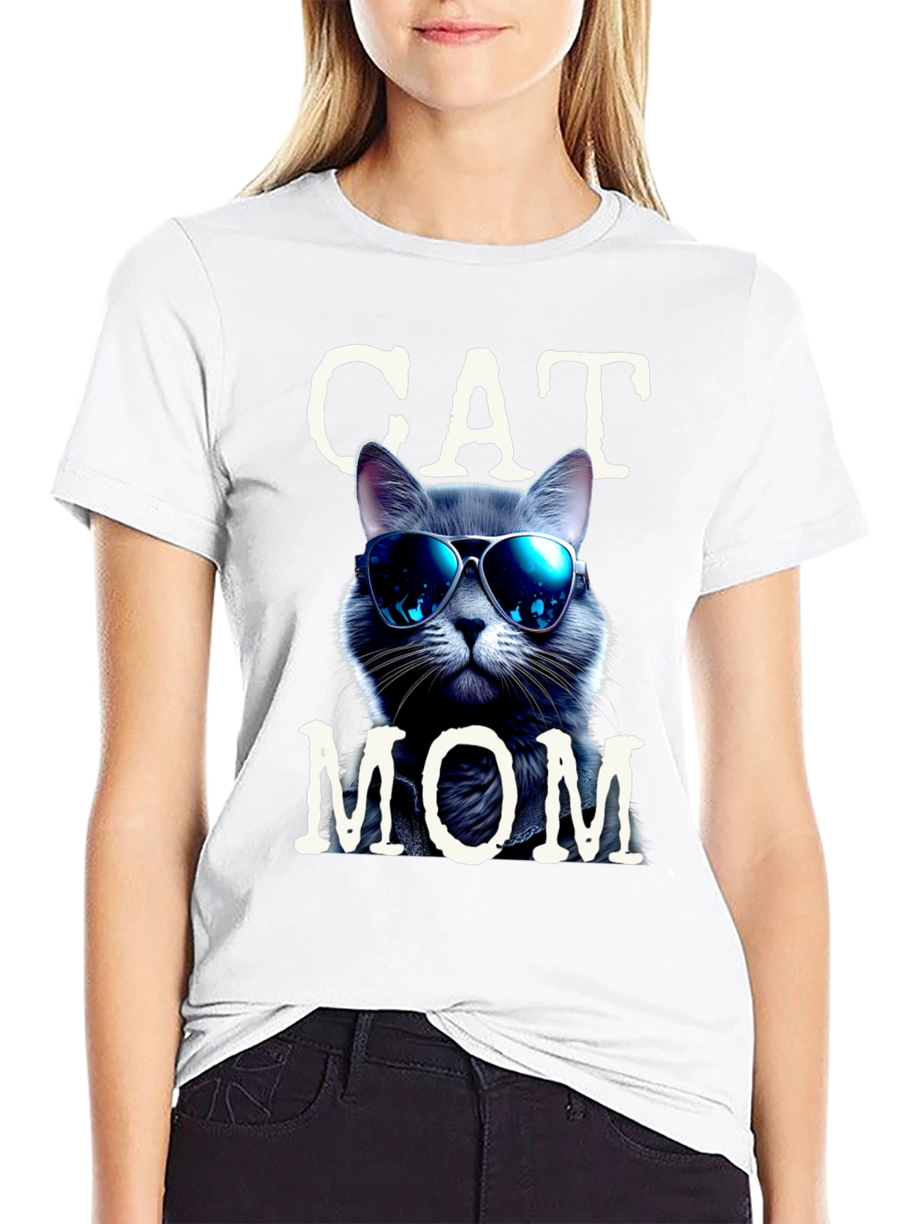 Cat Mom T-Shirt: Stylish Cat Lover Apparel