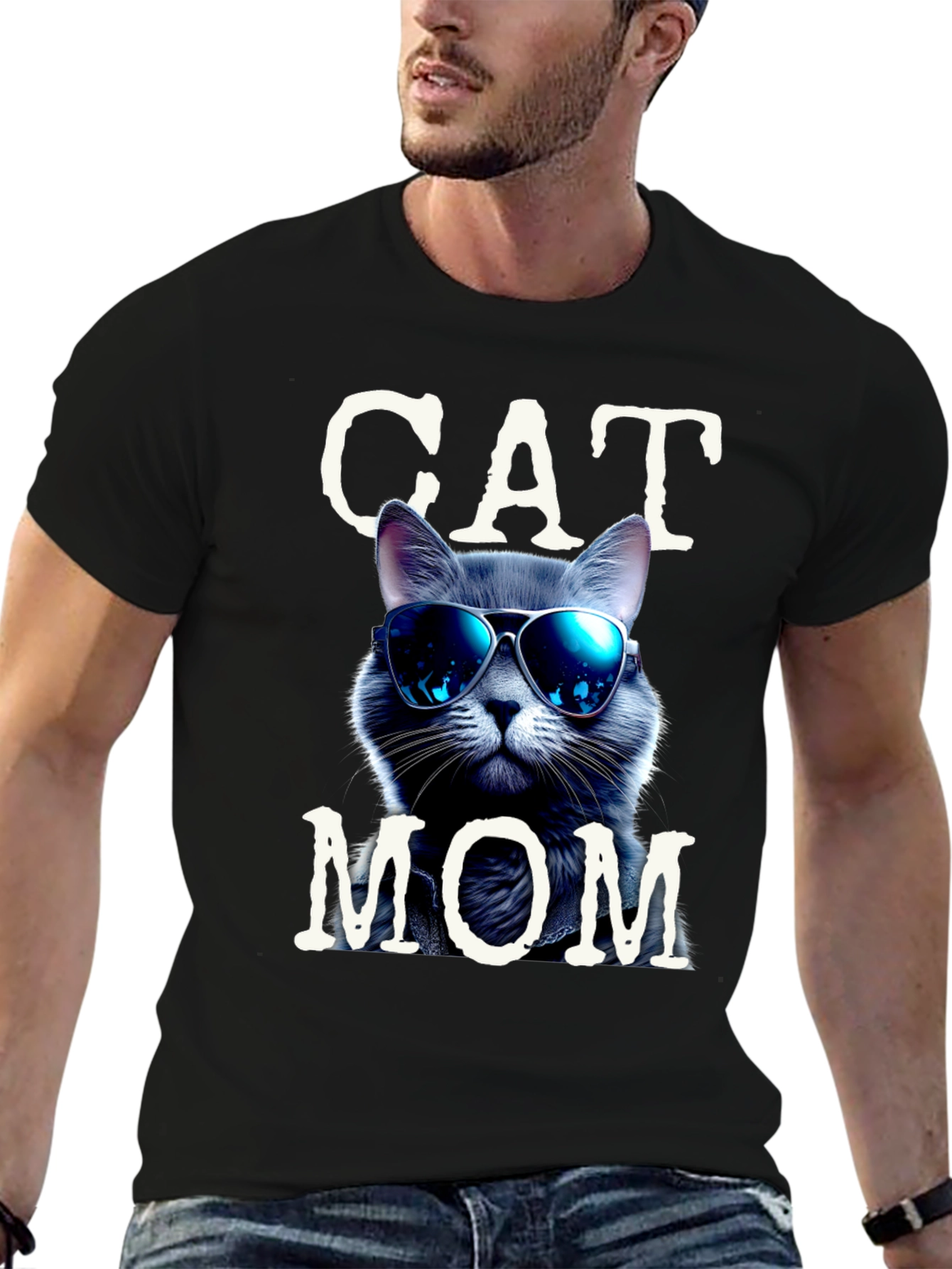 Cat Mom T-Shirt: Stylish Cat Lover Apparel