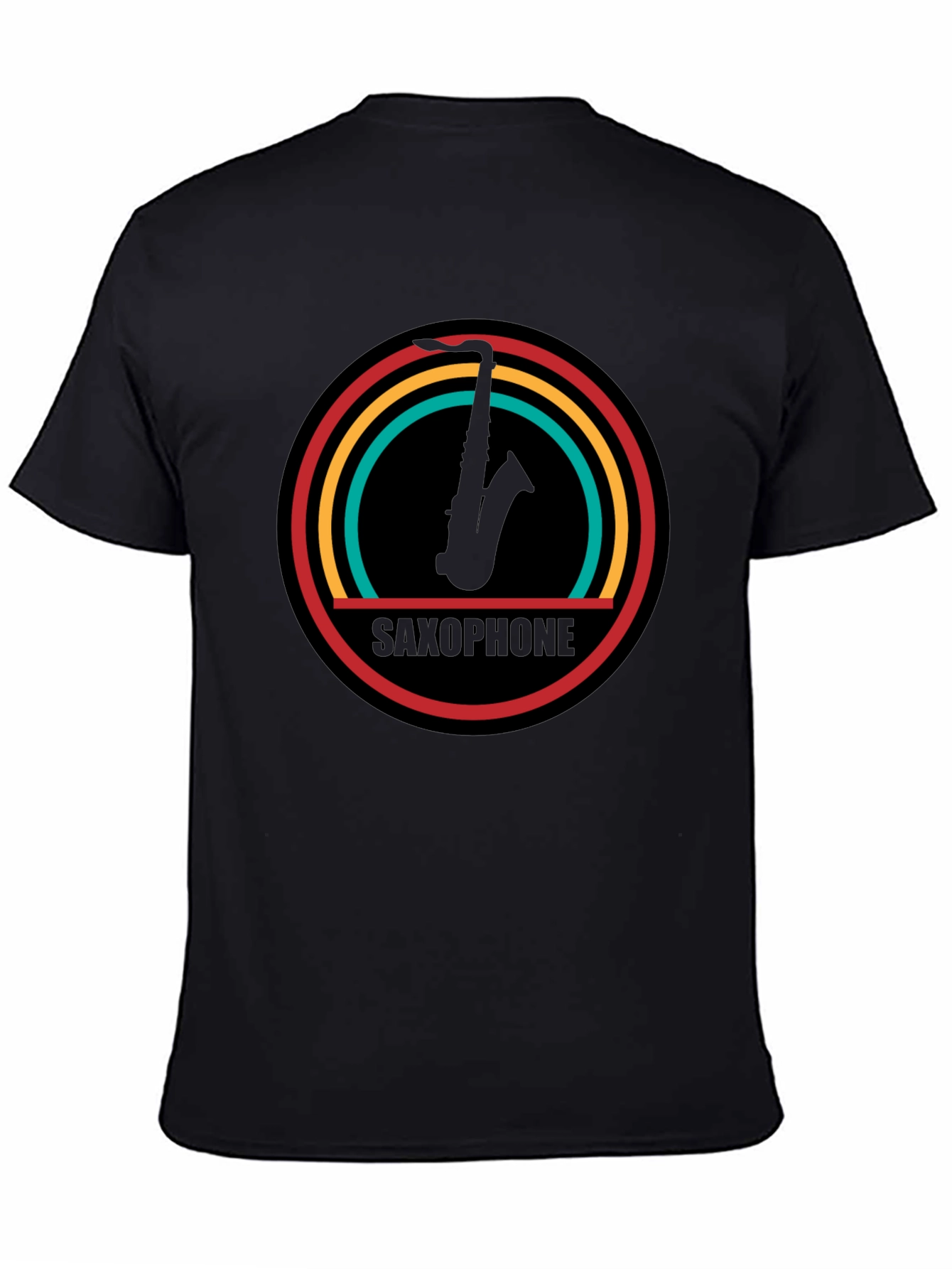 Retro Saxophone T-Shirt - Cool Music Tee