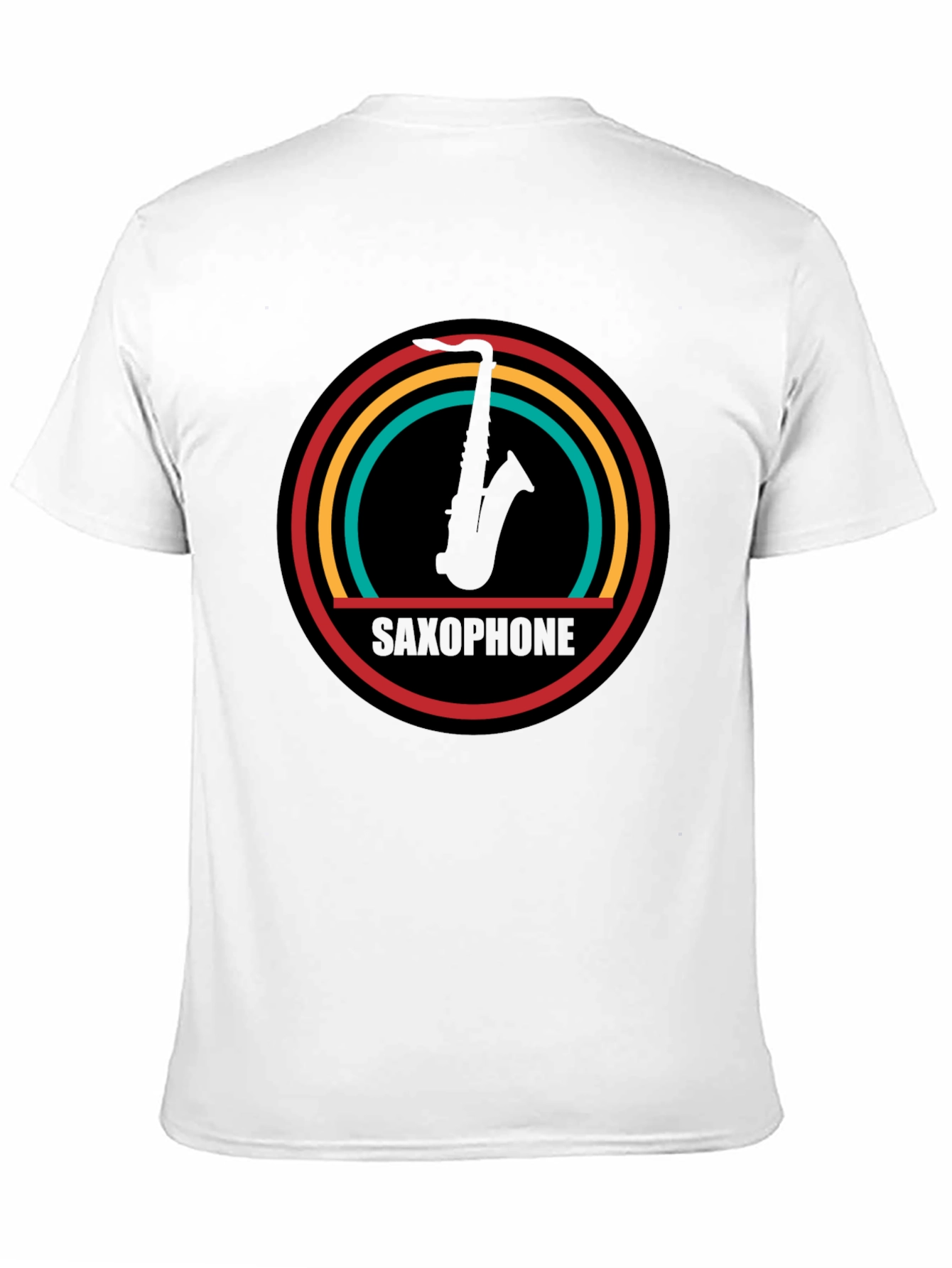 Retro Saxophone T-Shirt - Cool Music Tee