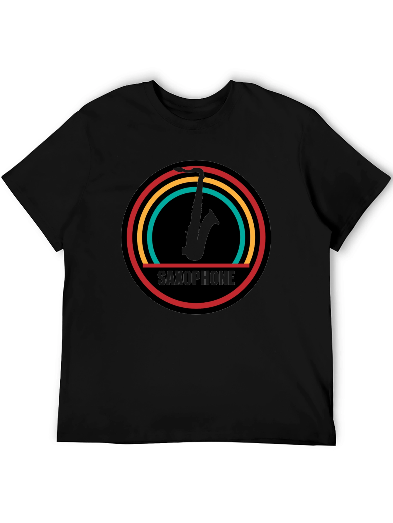 Retro Saxophone T-Shirt - Cool Music Tee