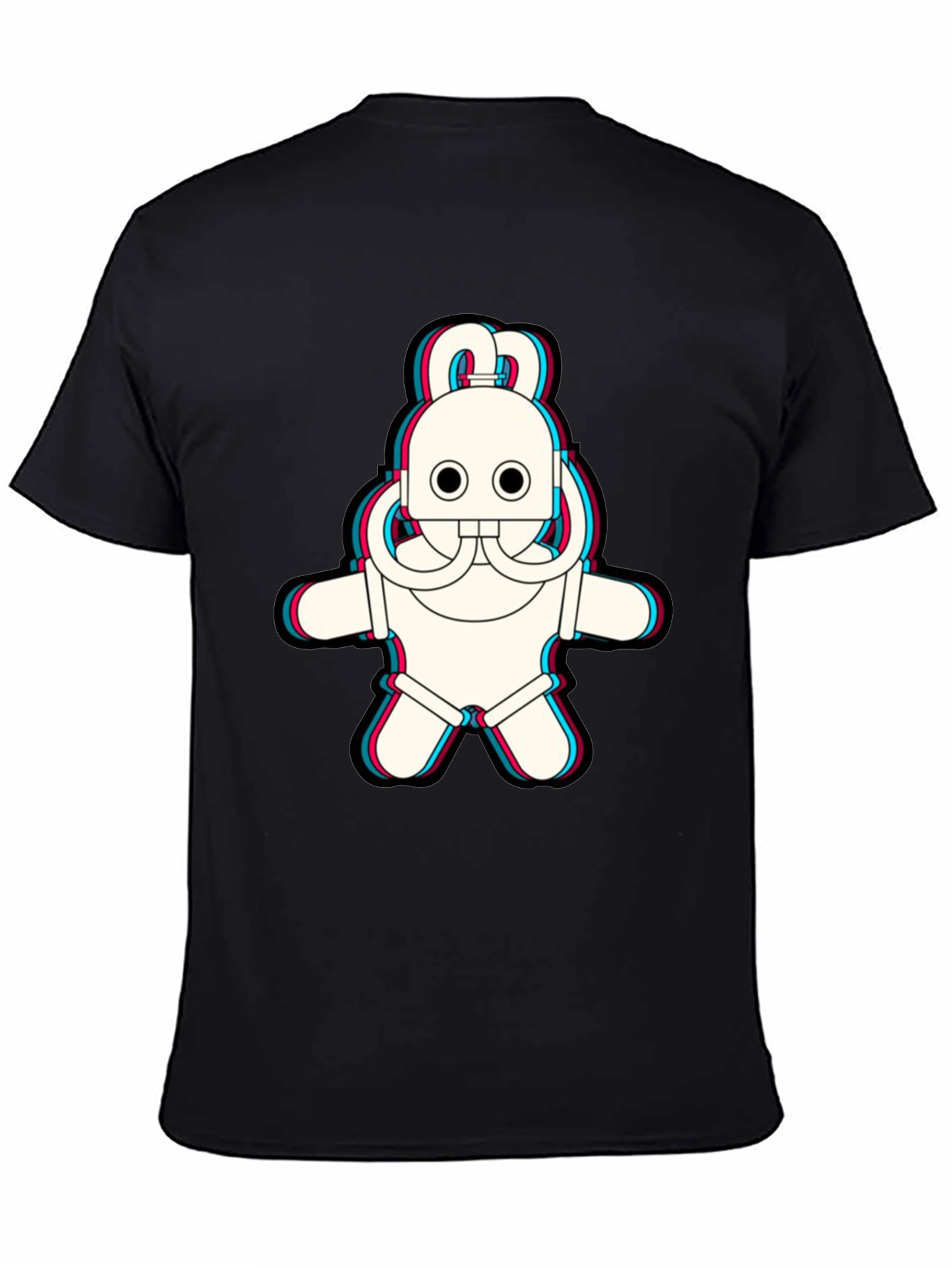 Diver Cartoon Black T-Shirt