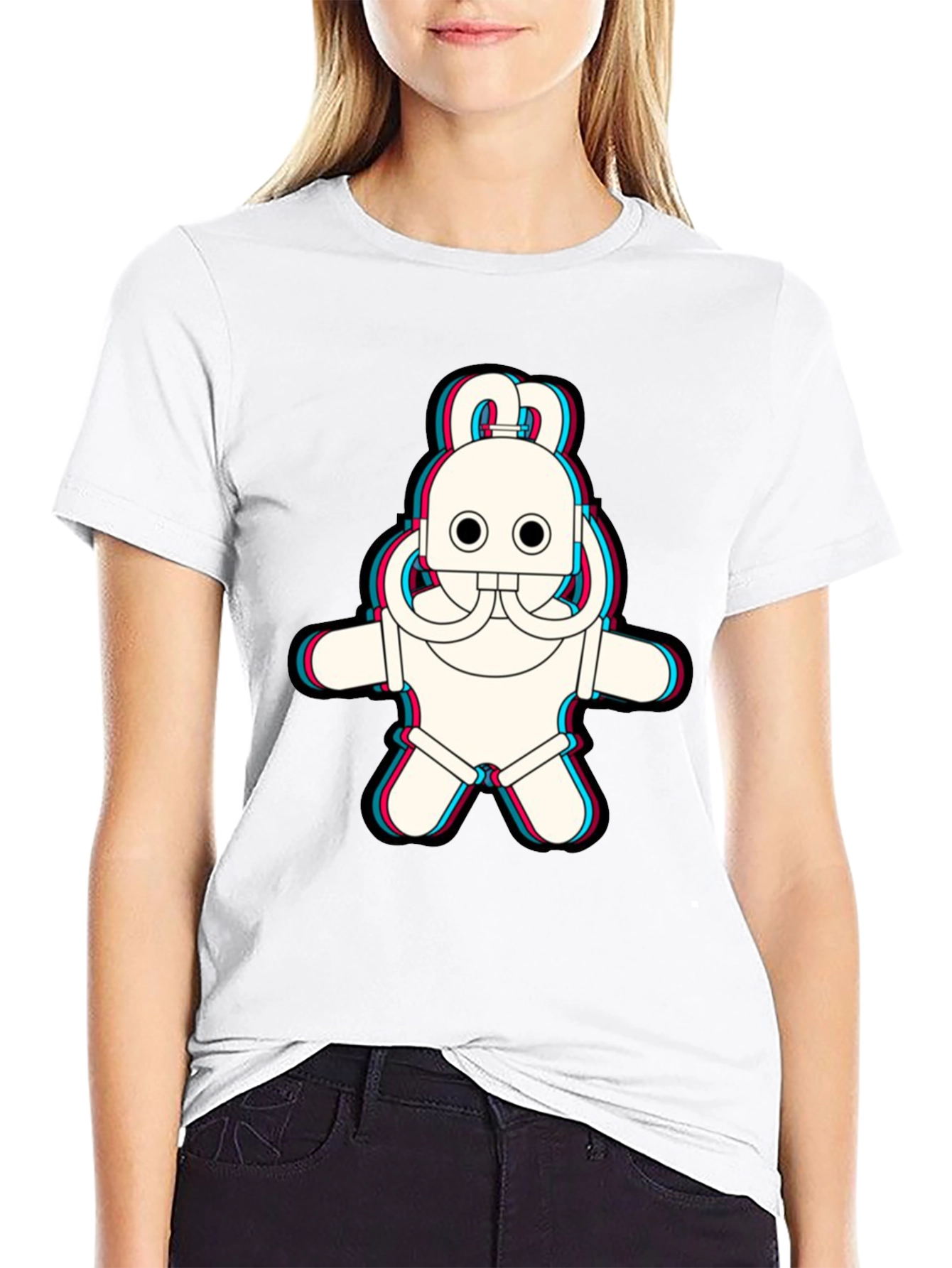 Diver Cartoon Black T-Shirt