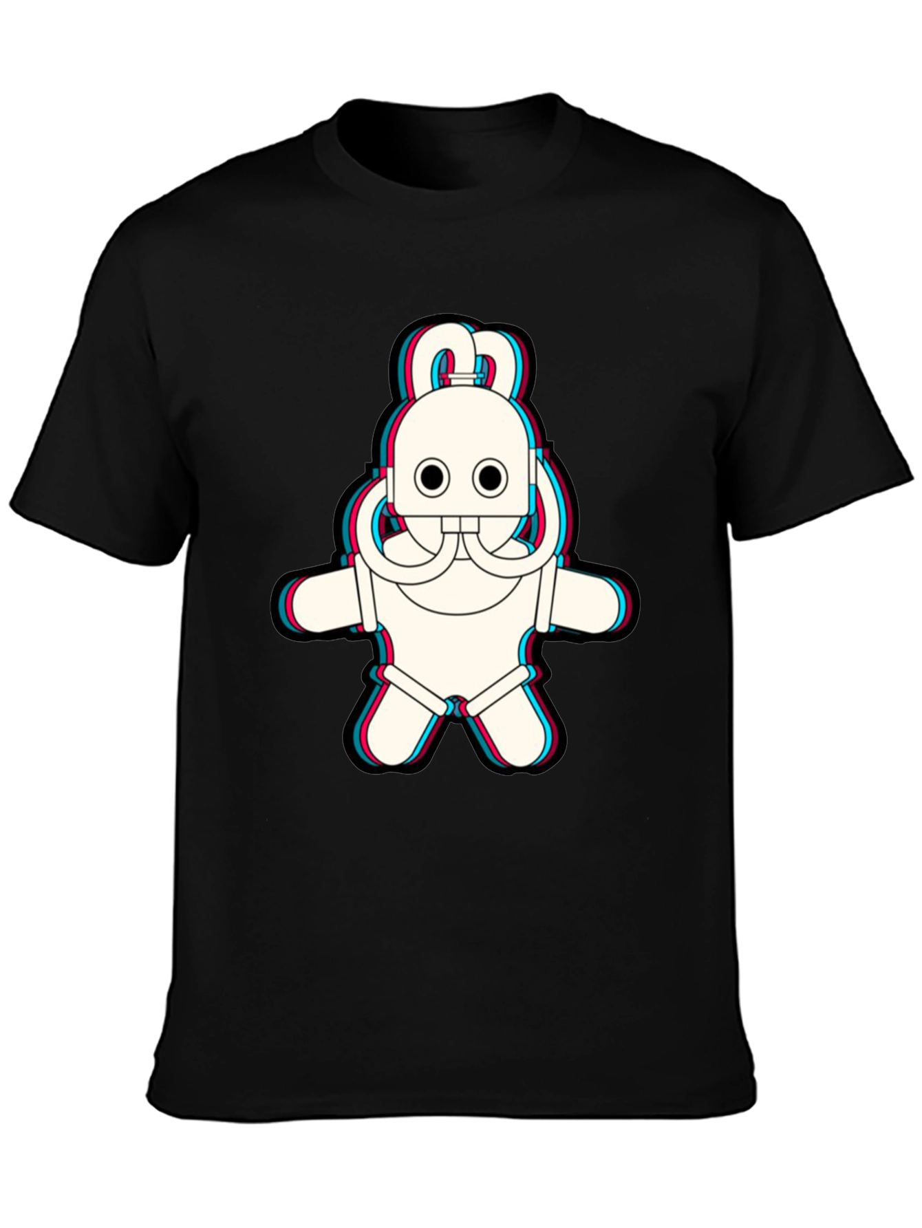 Diver Cartoon Black T-Shirt