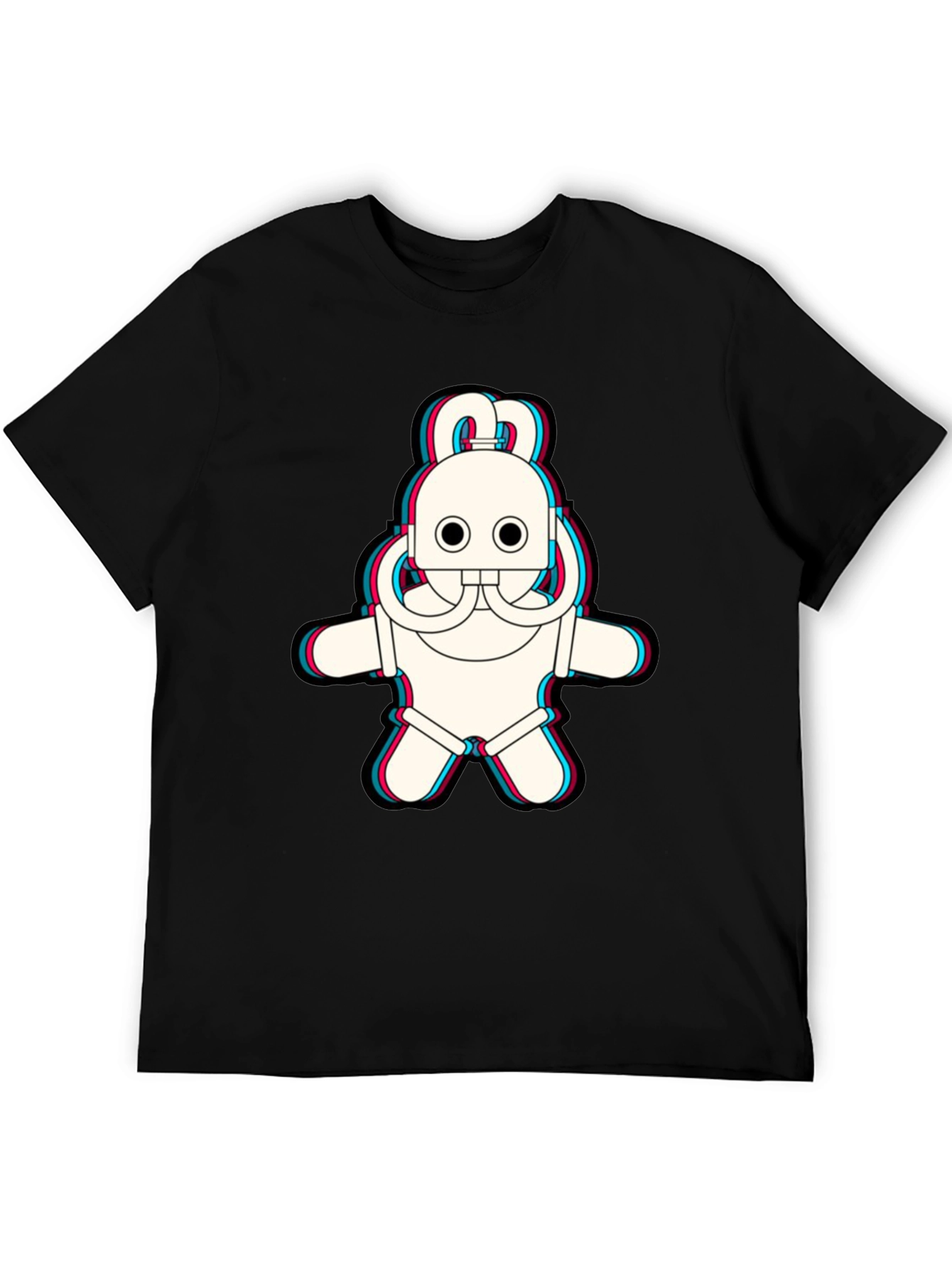 Diver Cartoon Black T-Shirt